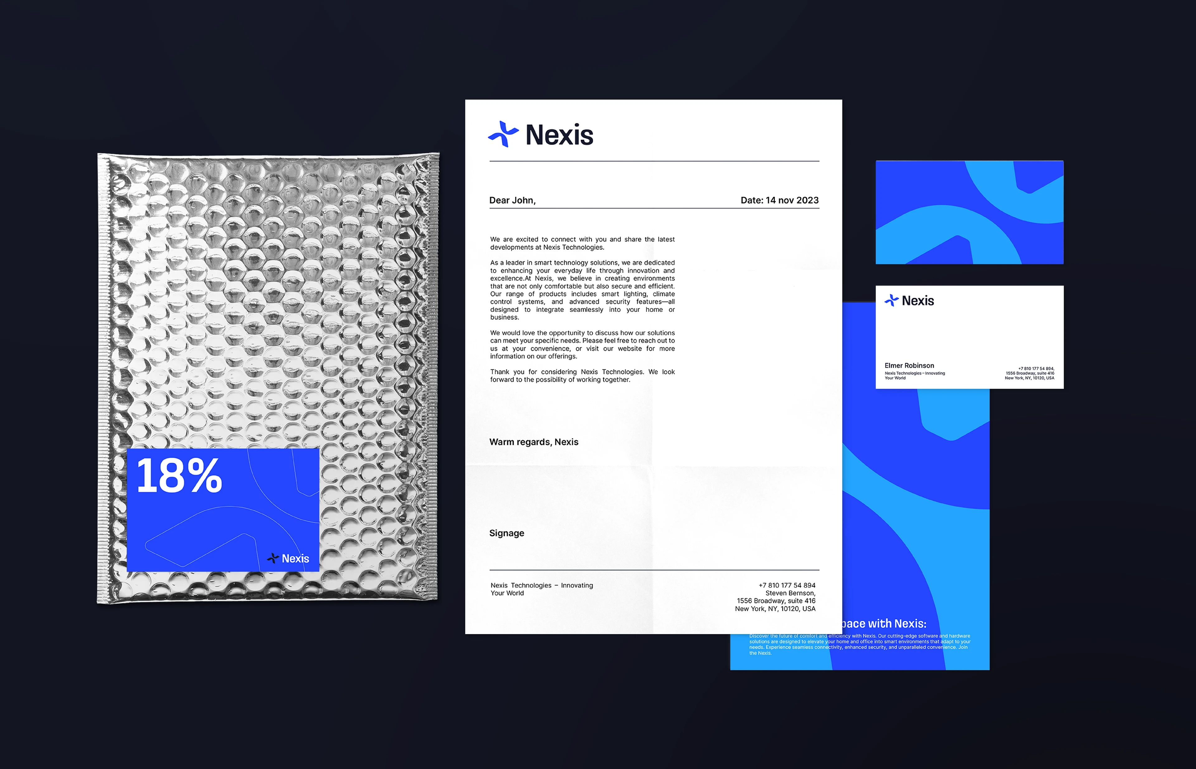 Фирменный стиль Nexis | IT компания — Изображение №5 — Брендинг на Dprofile