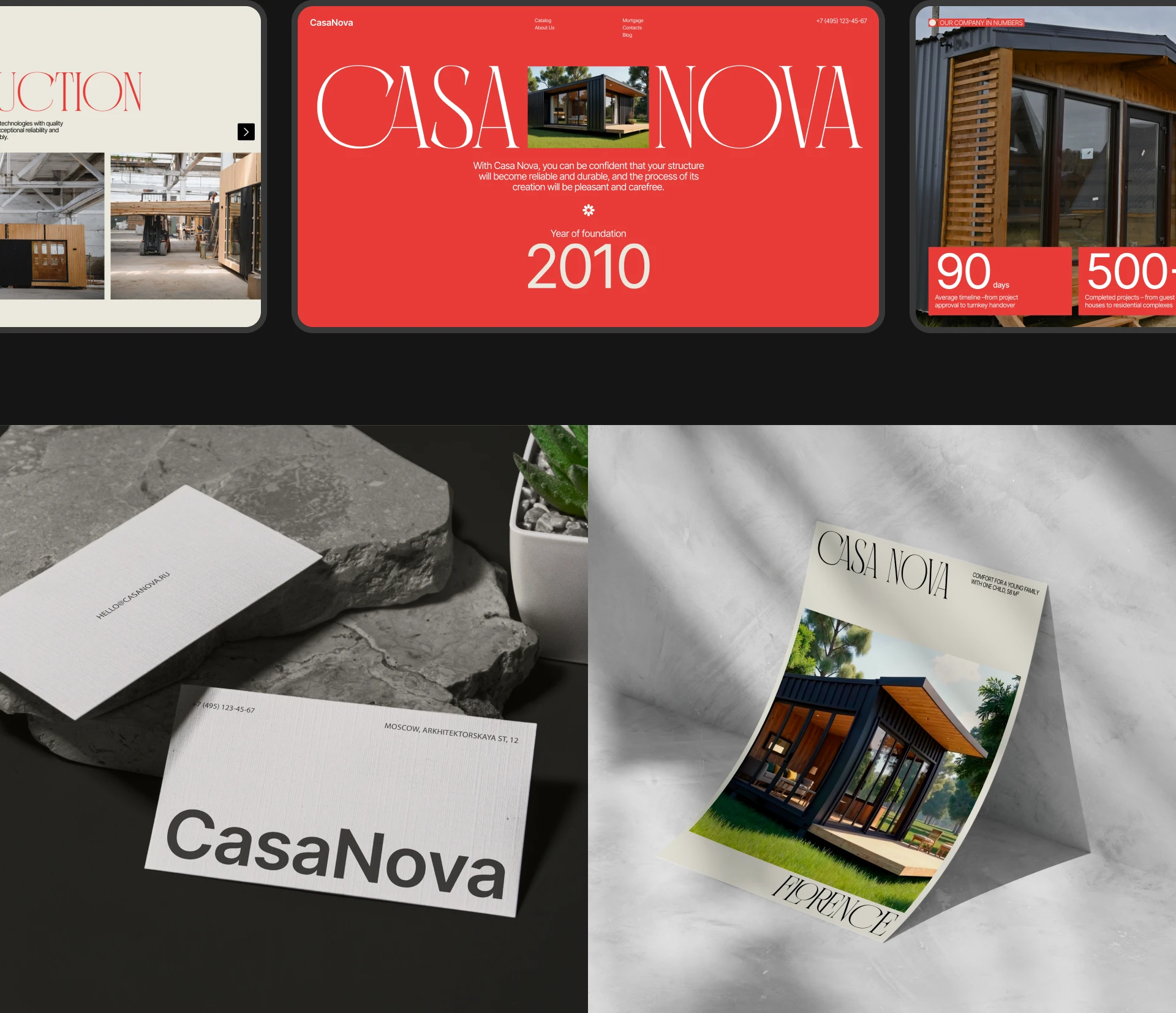 CasaNova | Corporate website | UI/UX — Изображение №7 — Интерфейсы, Брендинг на Dprofile