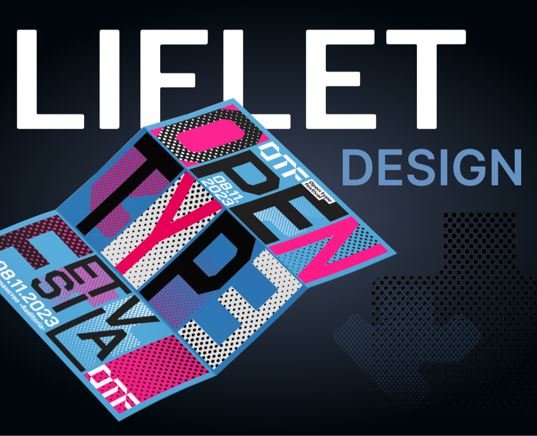 Лифлет для фестиваля Open Type Festival на Dprofile