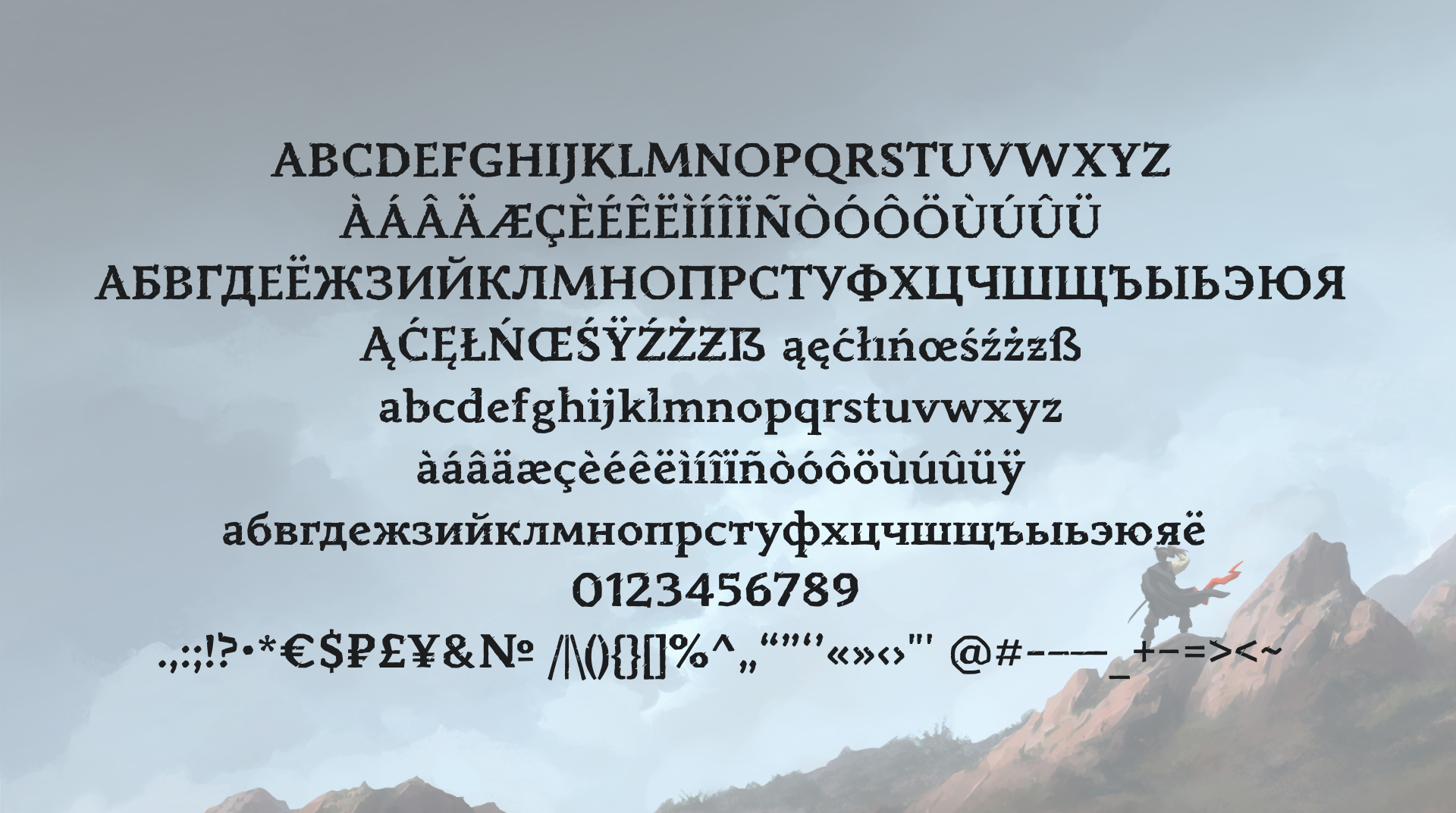 Wrose Serif | Антиква для игры Windrose — Изображение №5 — Графика на Dprofile