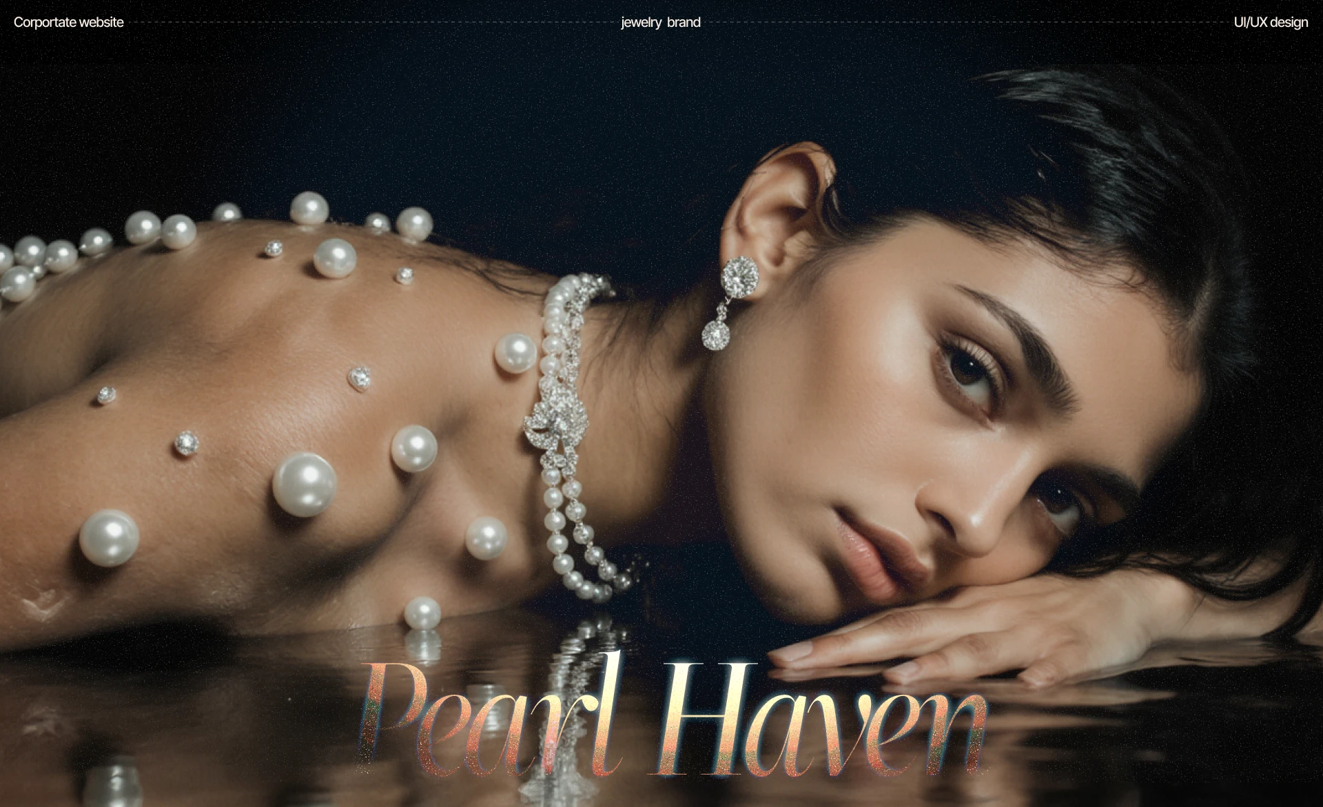 Pearl Haven | Sustainable Luxury Jewelry 2025 — Изображение №1 — Интерфейсы, Брендинг на Dprofile