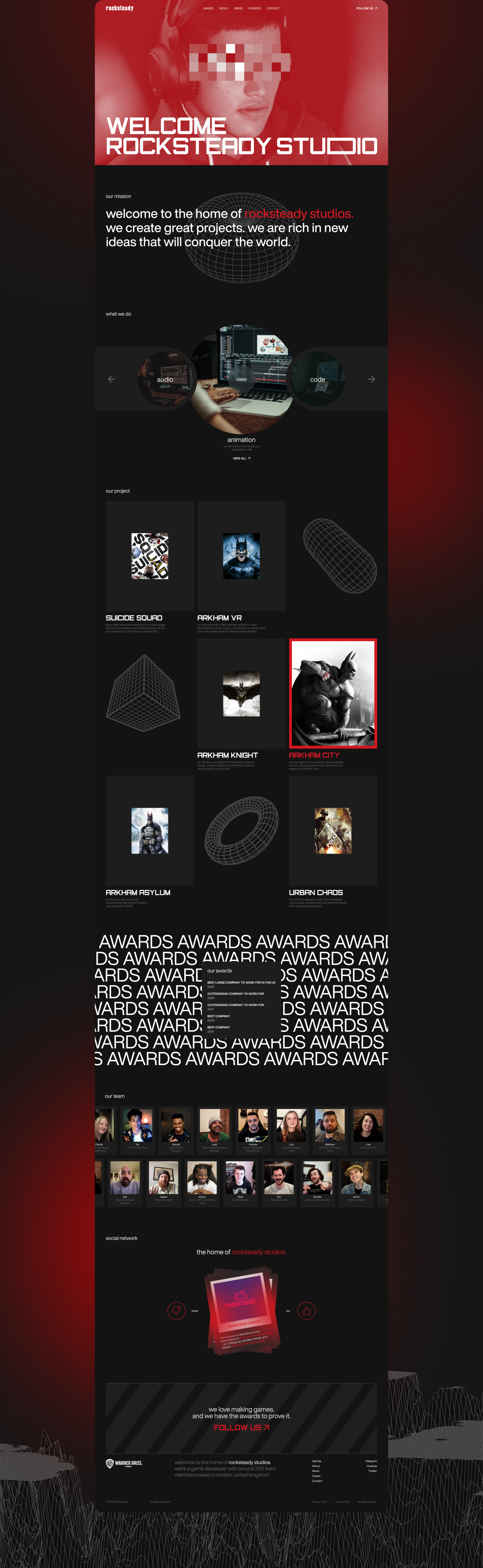 Rocksteady Studios | Game Developer — Изображение №3 — Интерфейсы на Dprofile