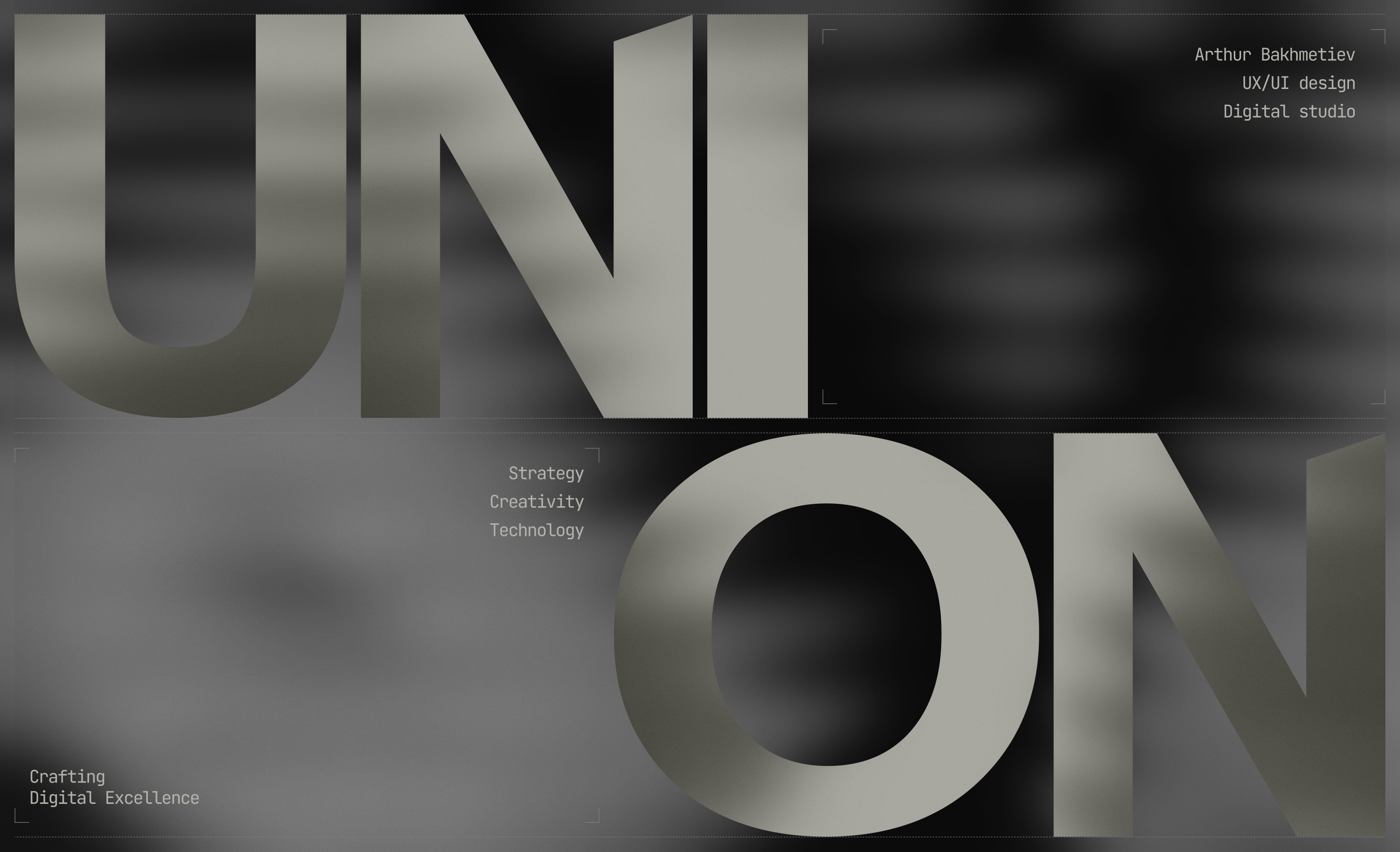 UNION | Digital agency — Изображение №1 — Интерфейсы, Брендинг на Dprofile