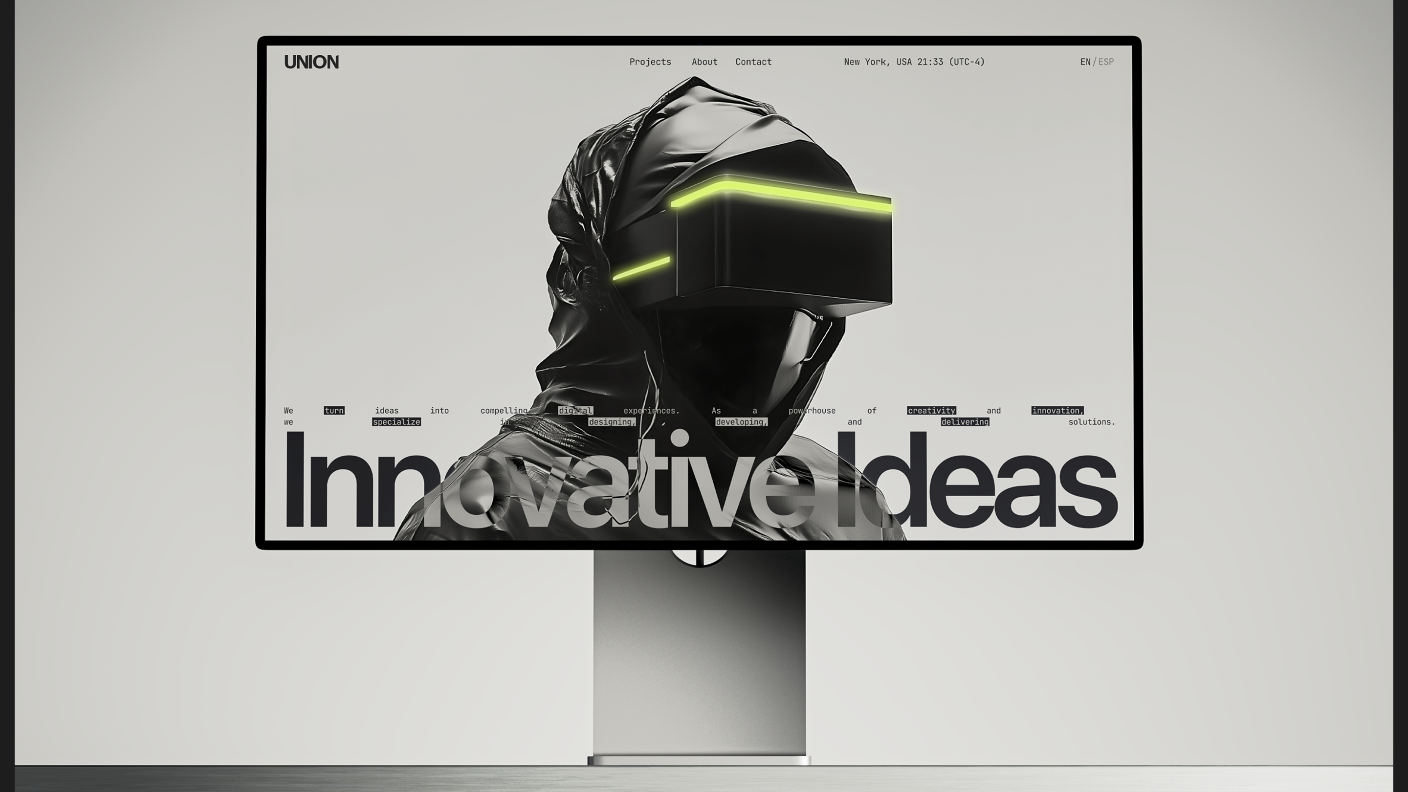 UNION | Digital agency — Изображение №3 — Интерфейсы, Брендинг на Dprofile