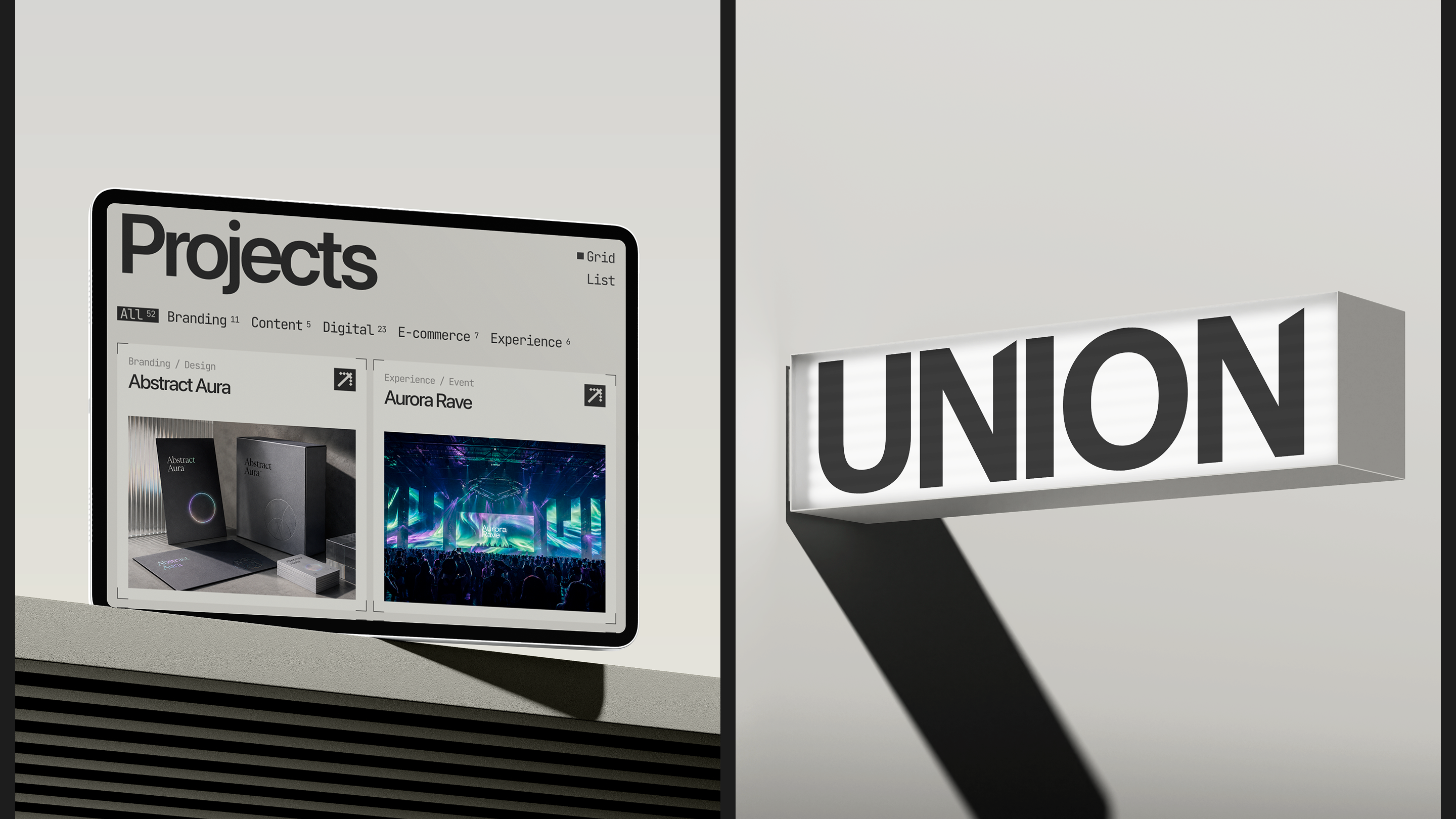 UNION | Digital agency — Изображение №9 — Интерфейсы, Брендинг на Dprofile