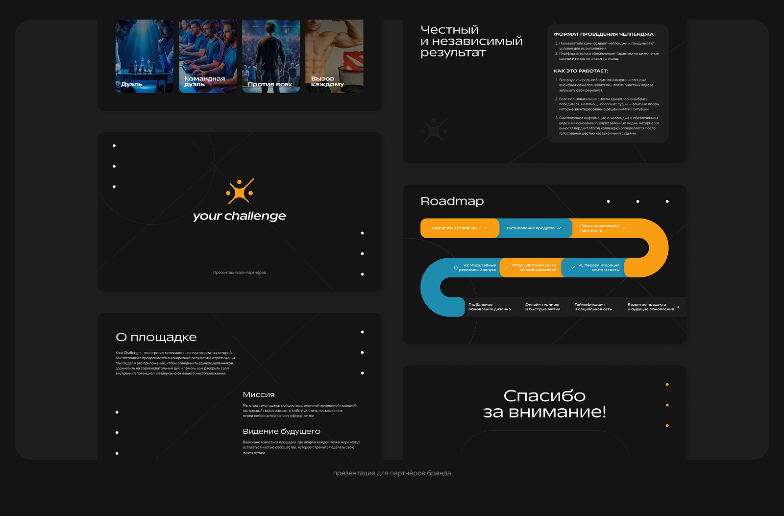 Your Challenge — разработка бренда для продукта — Изображение №10 — Брендинг, Маркетинг на Dprofile
