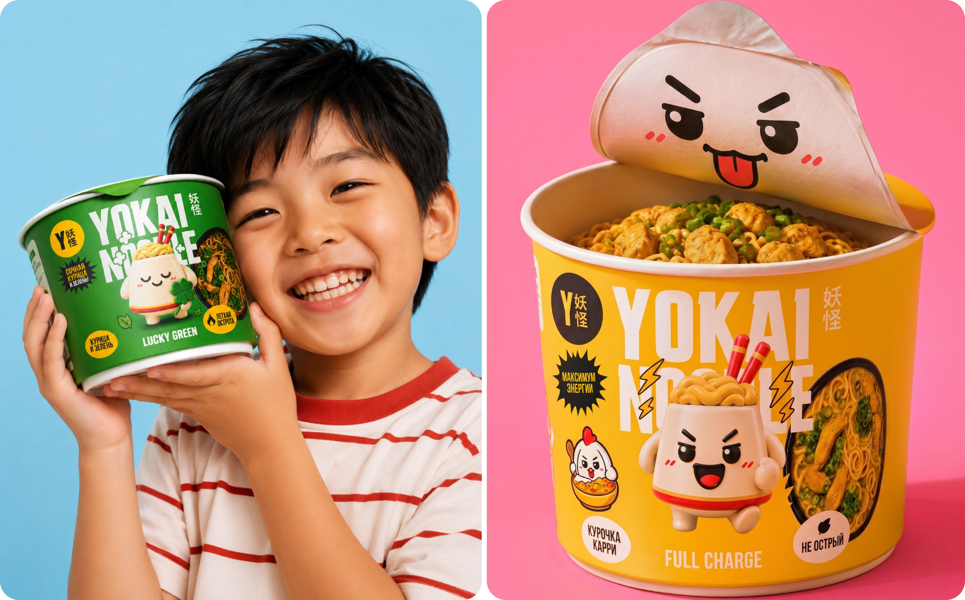 YOKAI NOODLE 妖 怪 — Изображение №8 — Брендинг, Иллюстрация на Dprofile