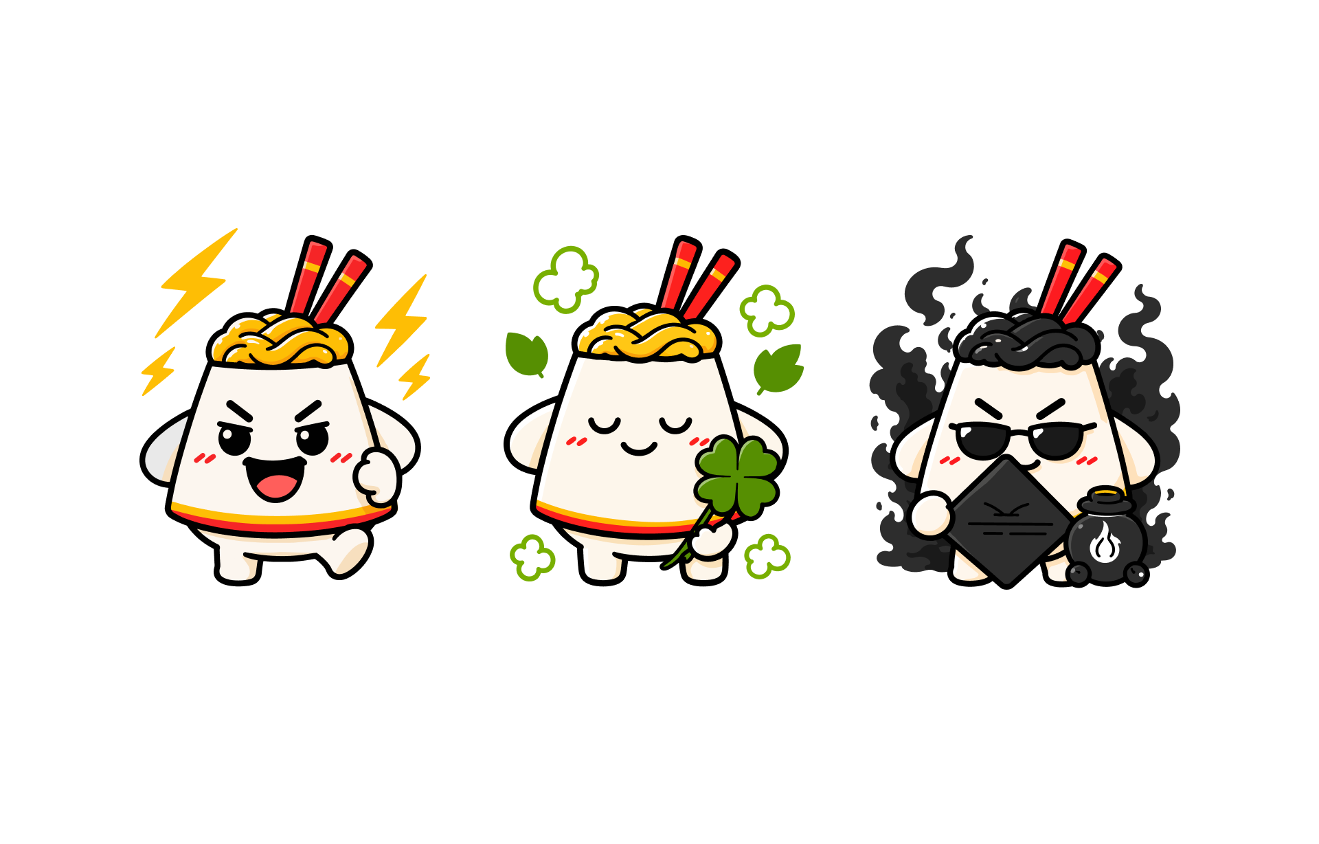 YOKAI NOODLE 妖 怪 — Изображение №2 — Брендинг, Иллюстрация на Dprofile