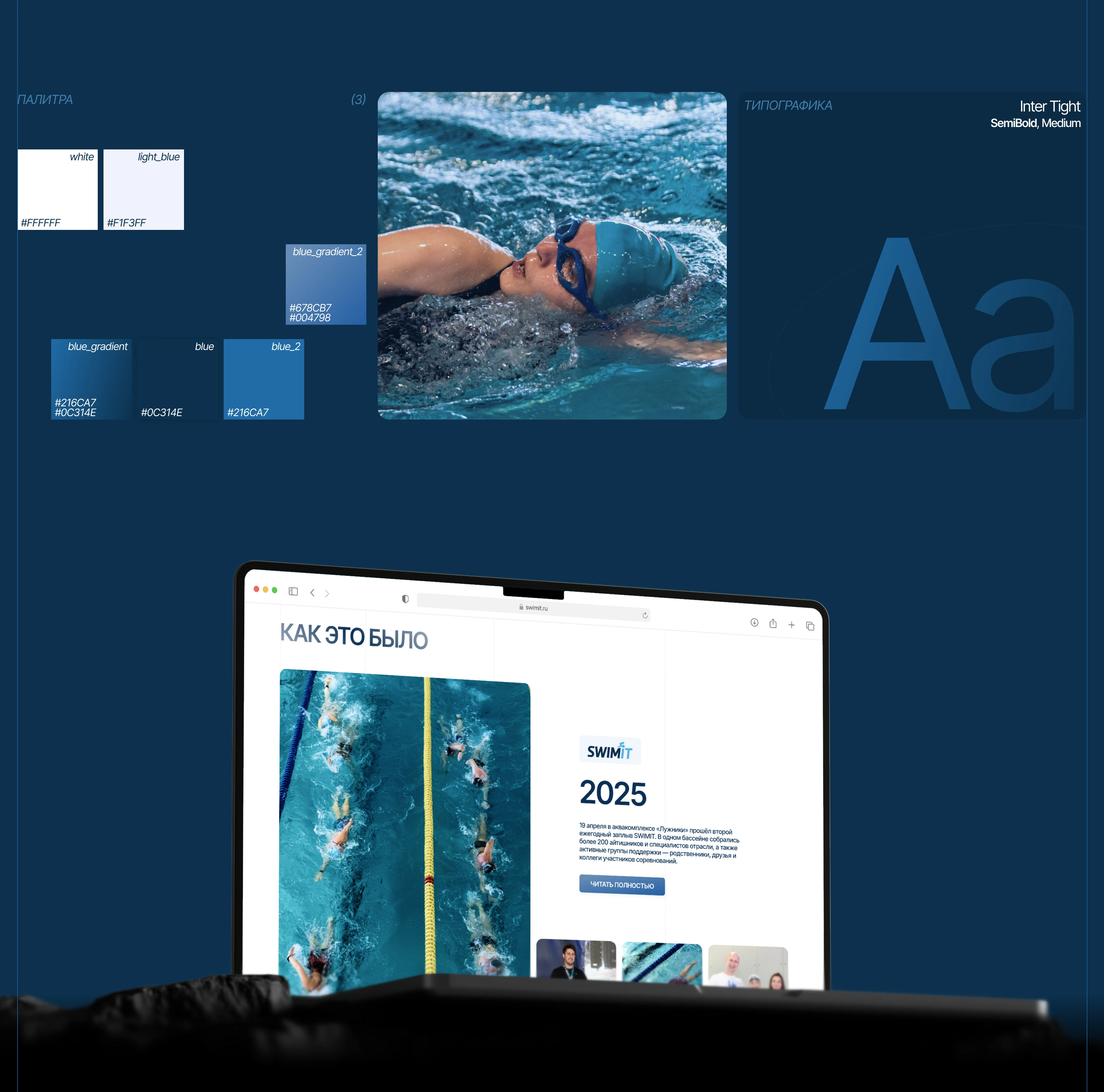 Swimit | UI/UX design — Изображение №5 — Интерфейсы на Dprofile