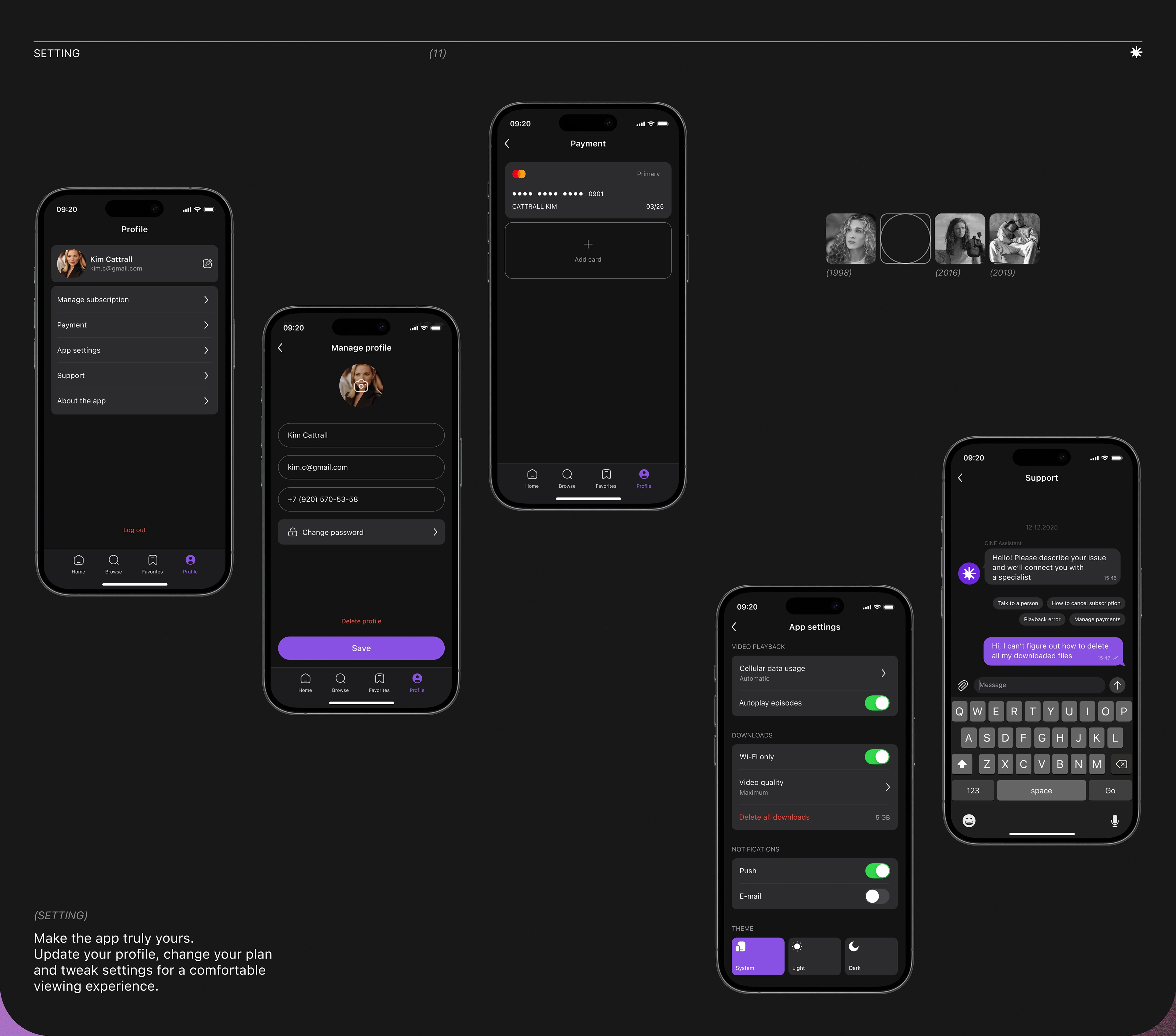 CINE | Сinema app — Изображение №12 — Интерфейсы на Dprofile