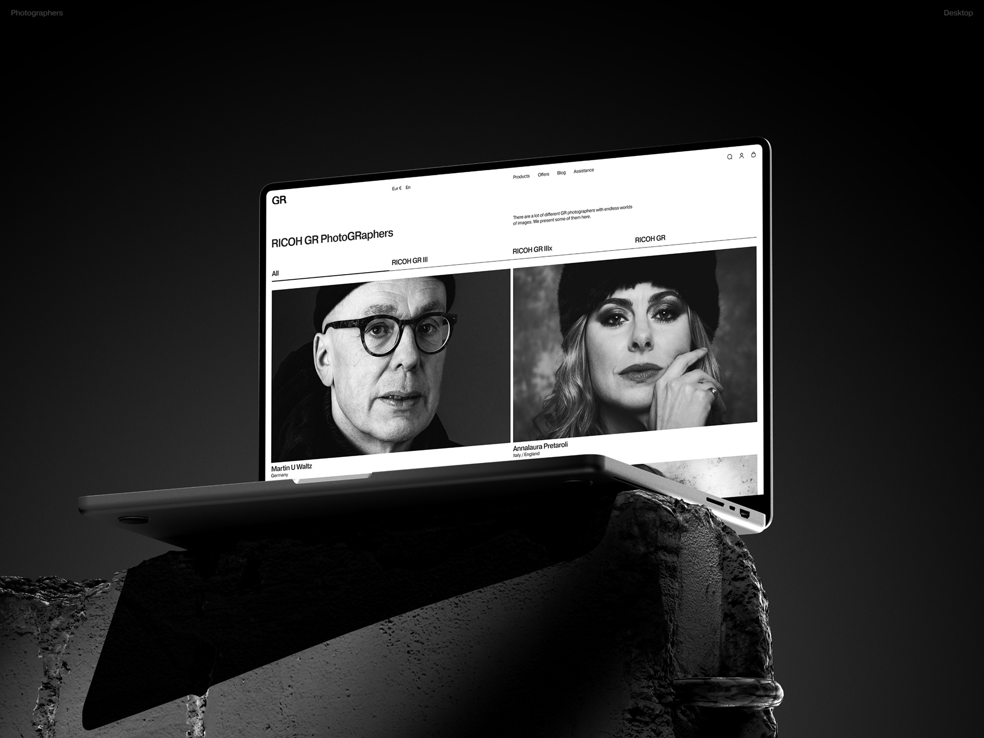 Ricoh GR | Интернет-магазин — Изображение №11 — Интерфейсы, Анимация на Dprofile