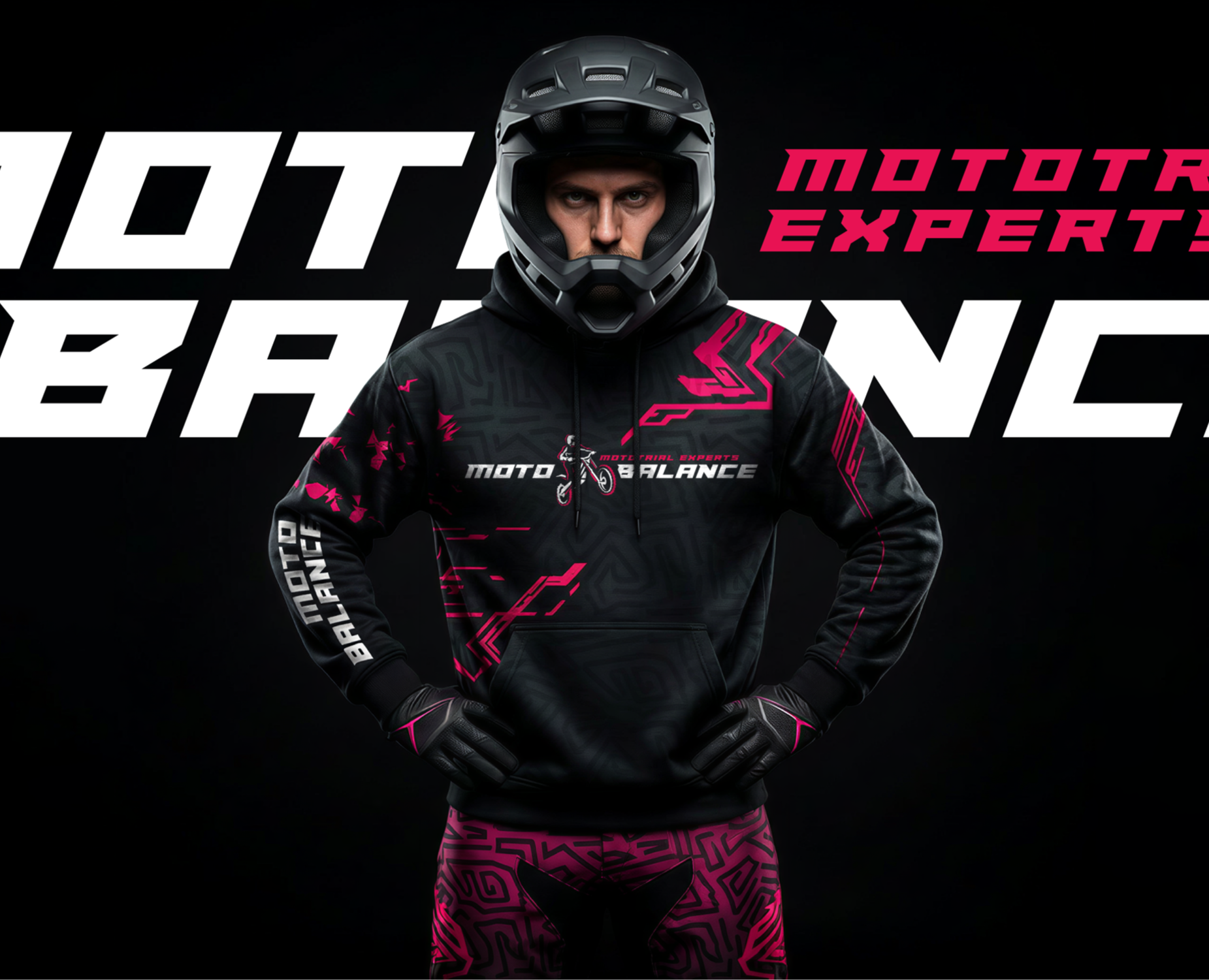 Айдентика MotoBalance — школы мототриала на Dprofile