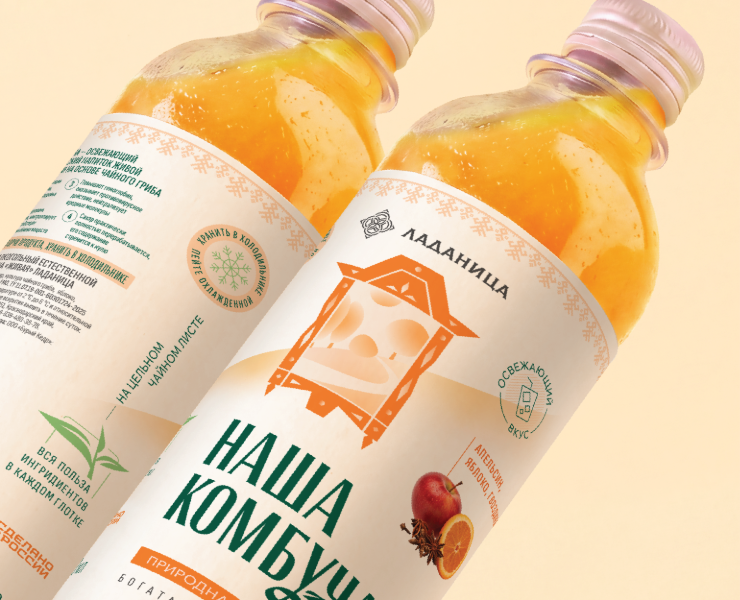 Наша Комбуча | packaging — Брендинг, Промдизайн на Dprofile