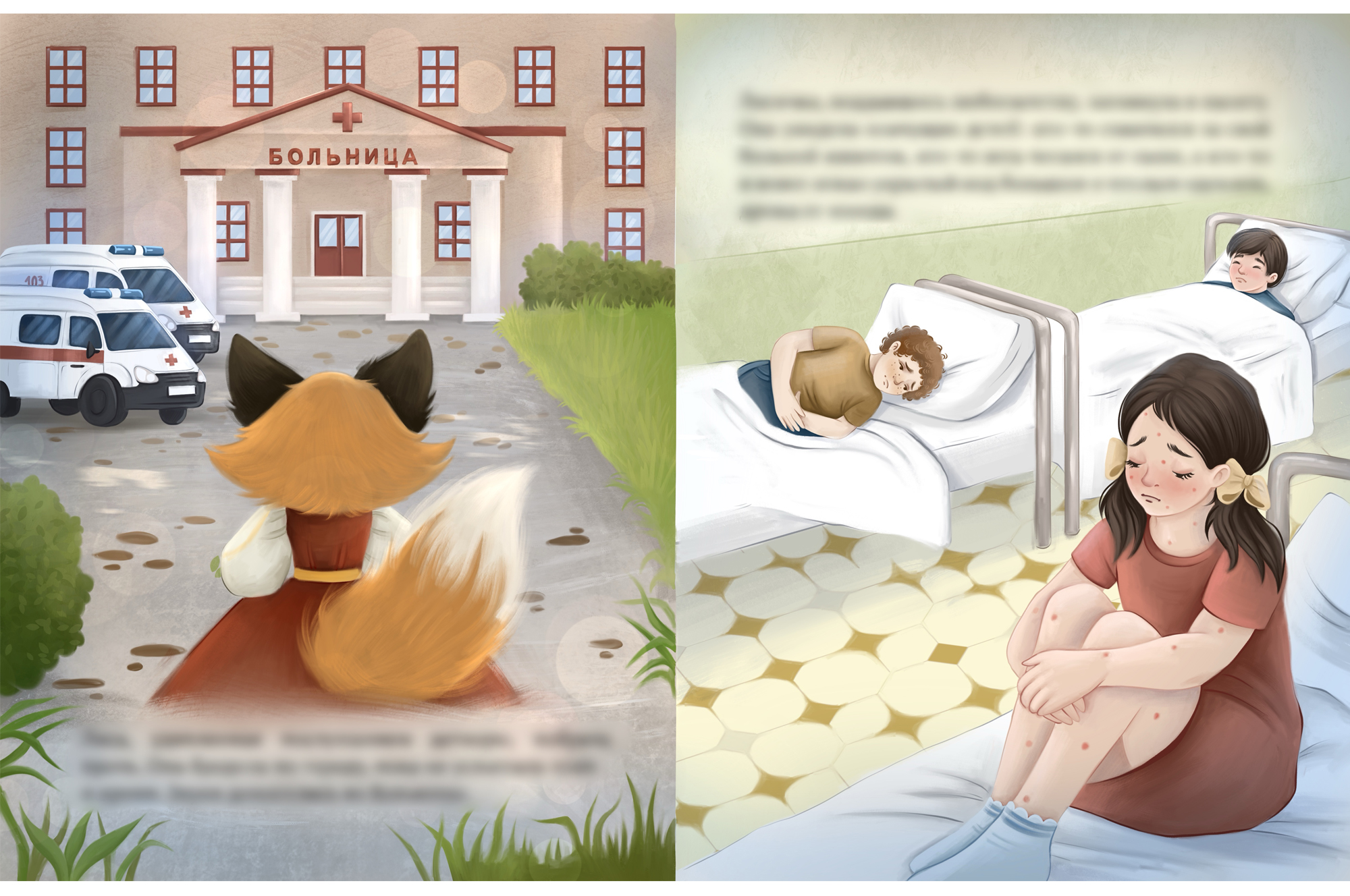 Иллюстрации для сказки "Хвостатые уроки волшебства" — Изображение №14 — Иллюстрация на Dprofile