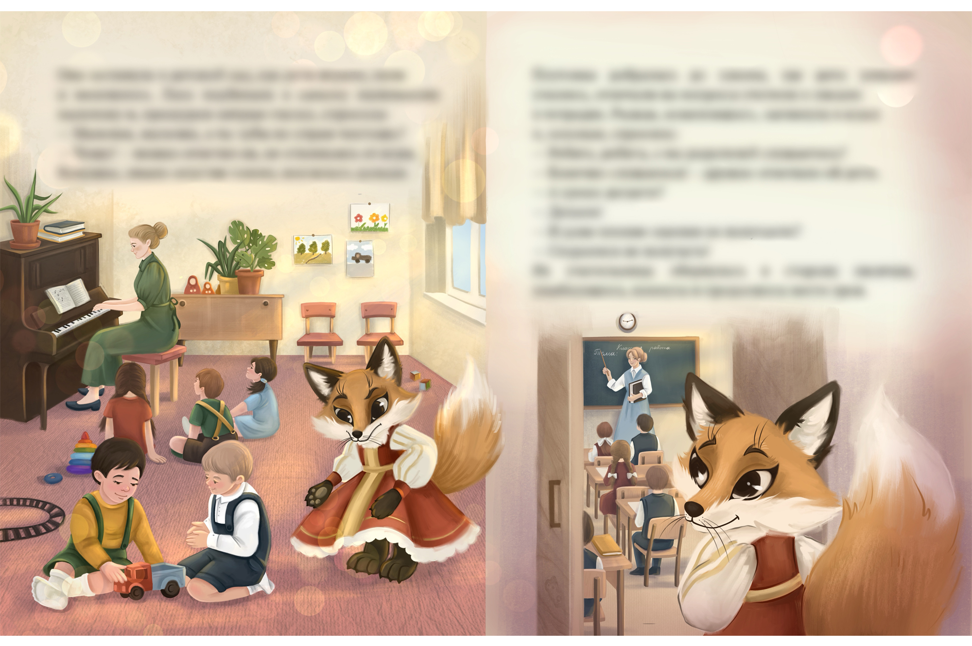 Иллюстрации для сказки "Хвостатые уроки волшебства" — Изображение №13 — Иллюстрация на Dprofile