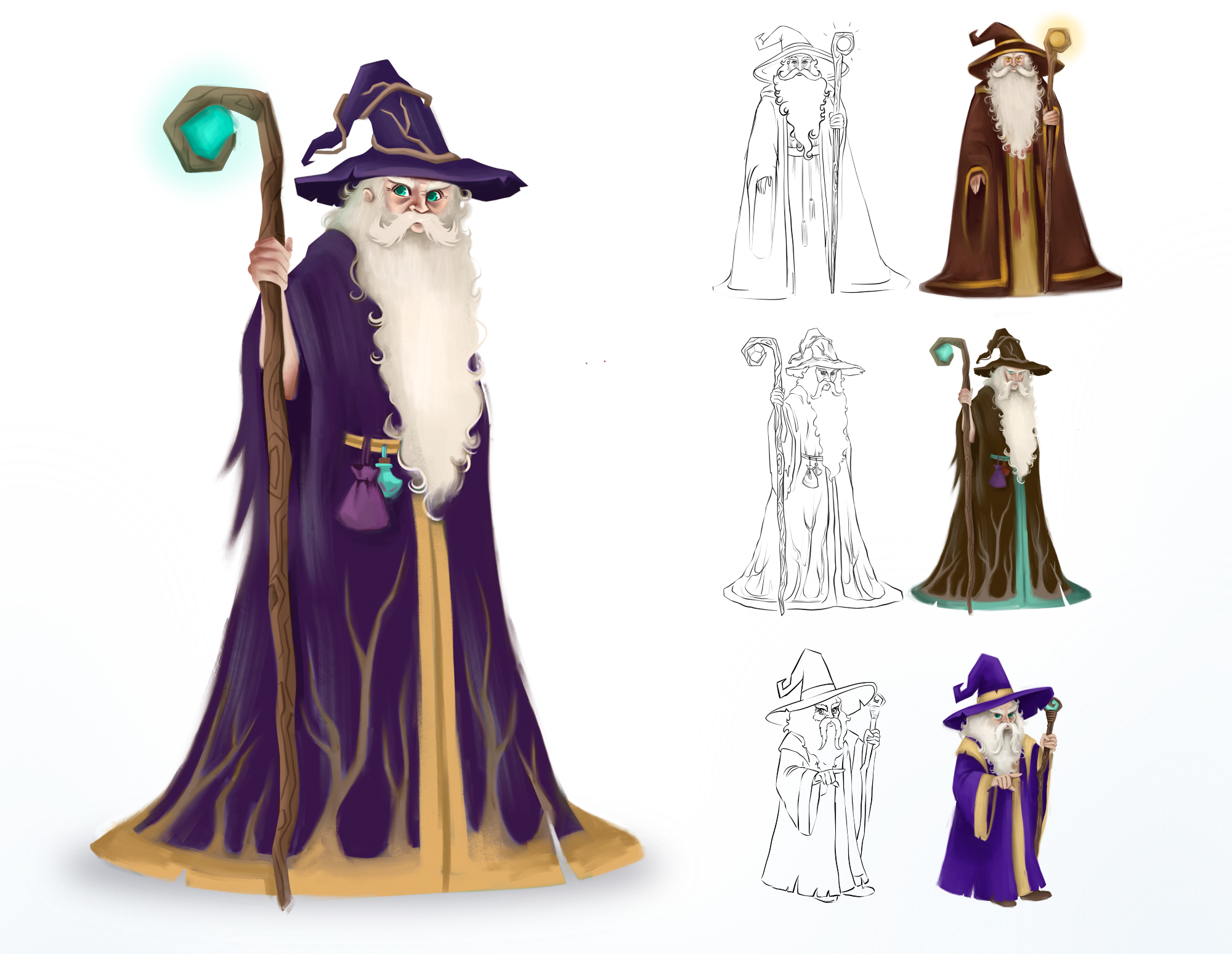 Иллюстрации для сказки "Хвостатые уроки волшебства" — Изображение №3 — Иллюстрация на Dprofile