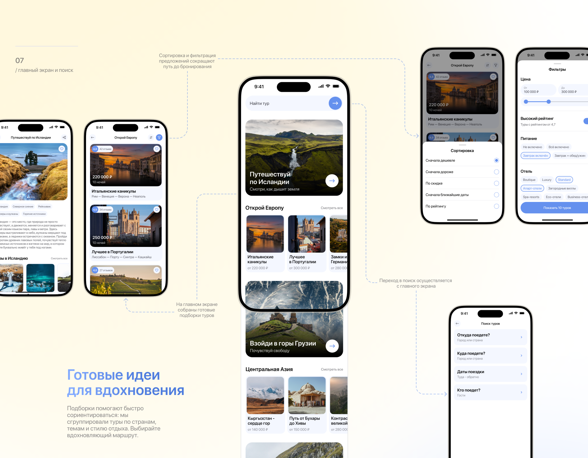 galopom: сервис по поиску и бронированию готовых туров — Изображение №11 — Интерфейсы на Dprofile