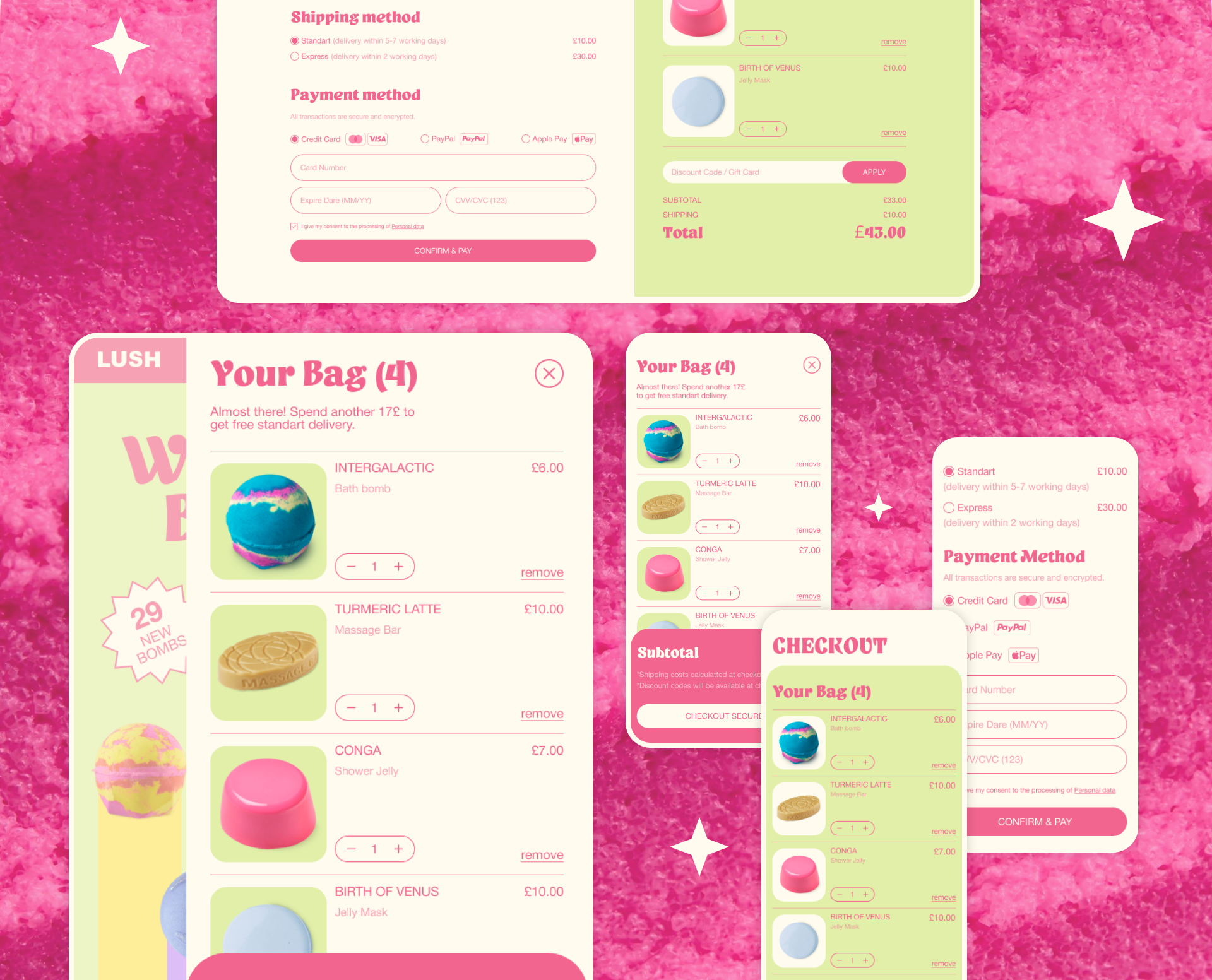 LUSH | Редизайн Интернет-магазина — Изображение №16 — Интерфейсы, Графика на Dprofile