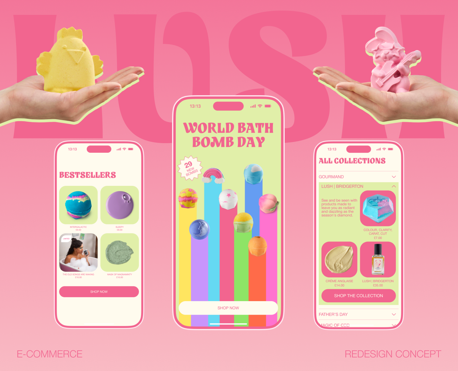 LUSH | Редизайн Интернет-магазина на Dprofile