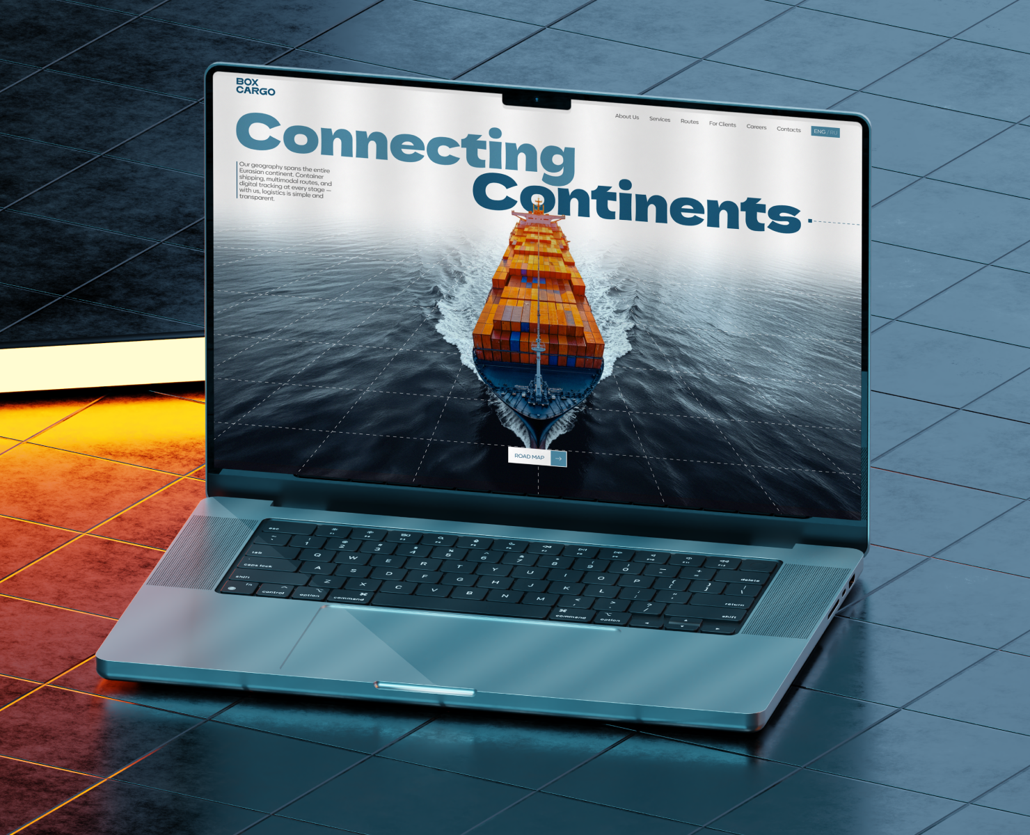 Box Cargo | Корпоративный сайт и брендинг на Dprofile