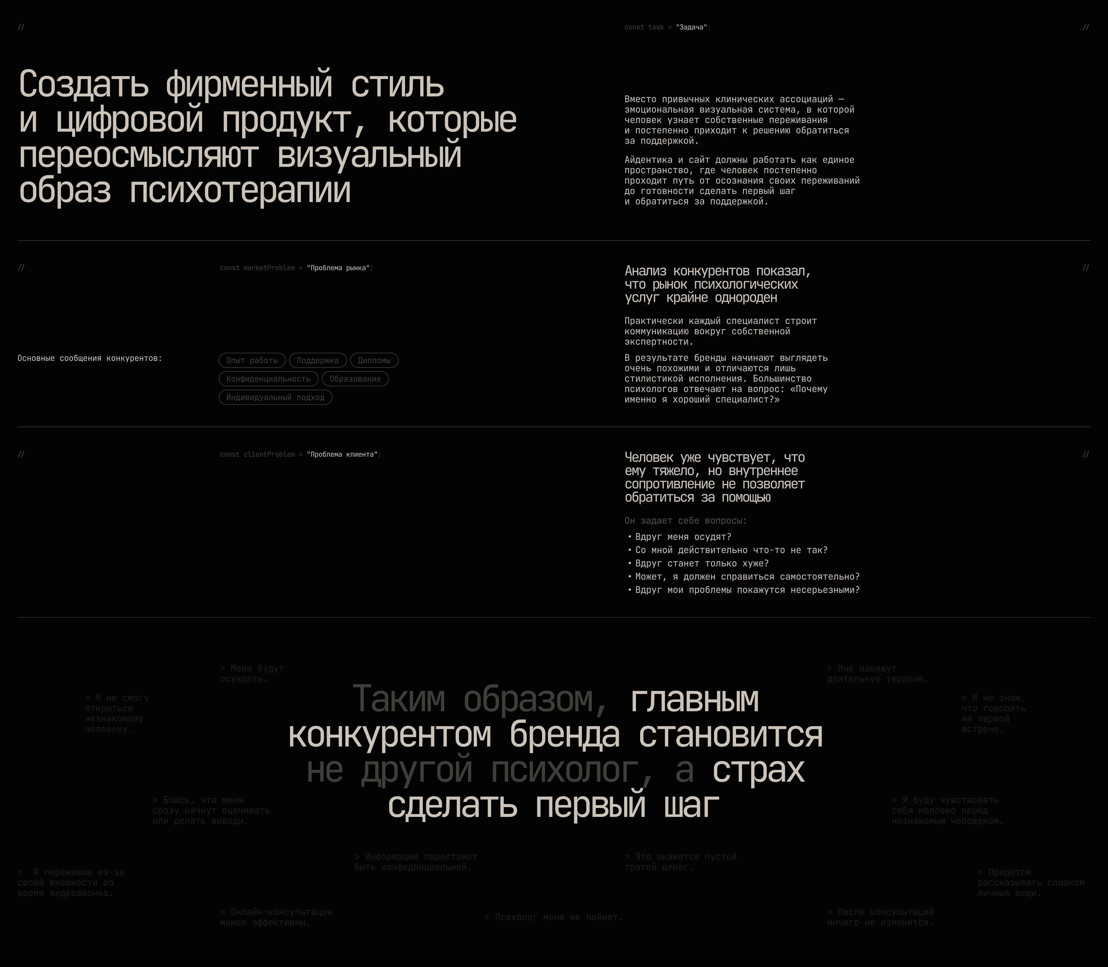 Фирменный стиль и визуальная концепция сайта для частного психолога — Изображение №1 — Интерфейсы, Брендинг на Dprofile
