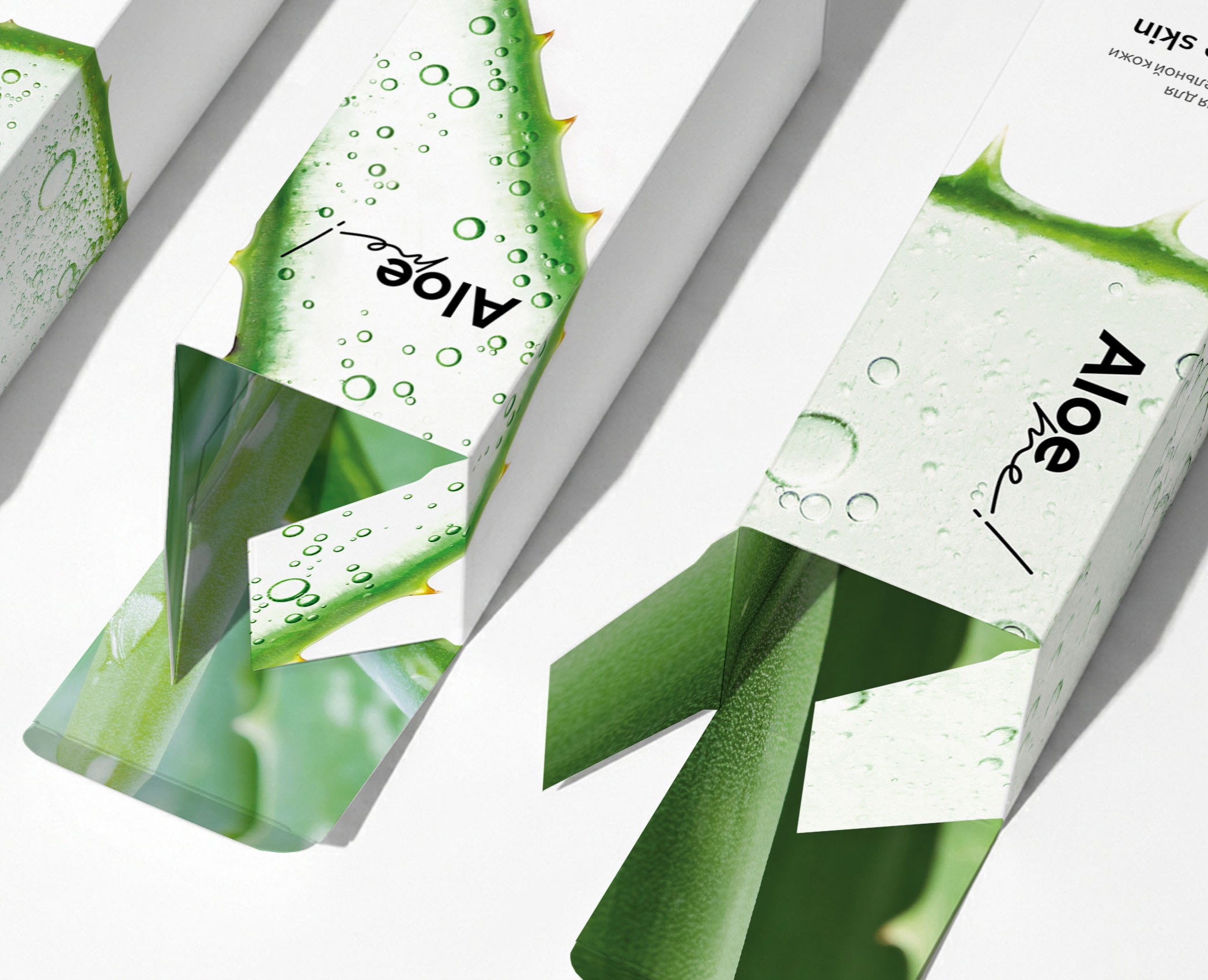 Логотип и упаковка для бренда косметики «Aloe me!» — Брендинг, Промдизайн на Dprofile