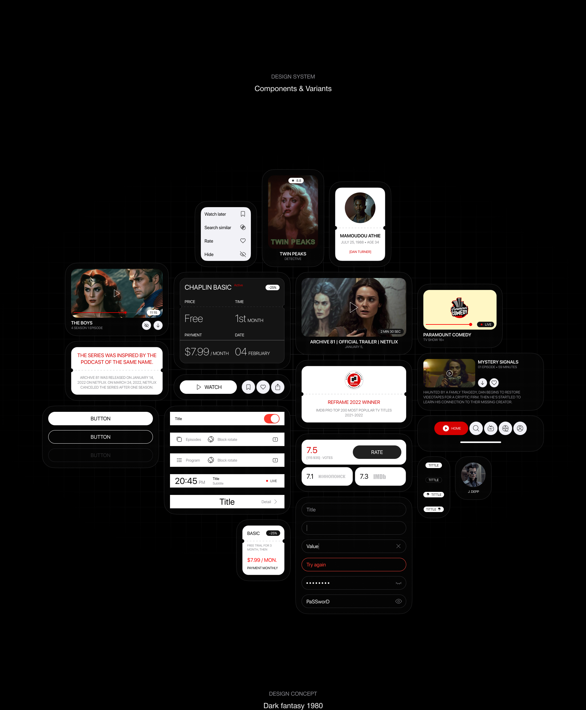 Chaplin — Изображение №5 — Интерфейсы на Dprofile