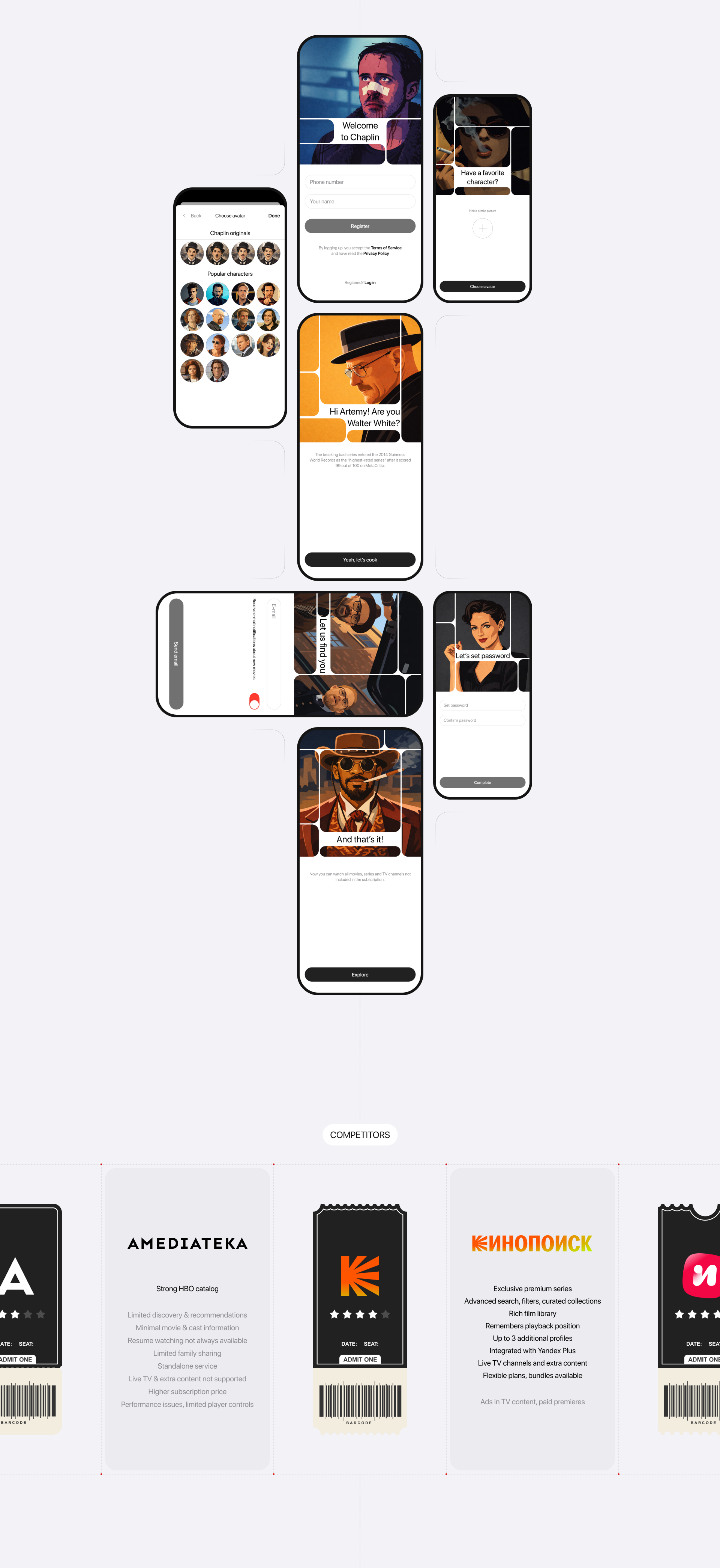 Chaplin — Изображение №3 — Интерфейсы на Dprofile