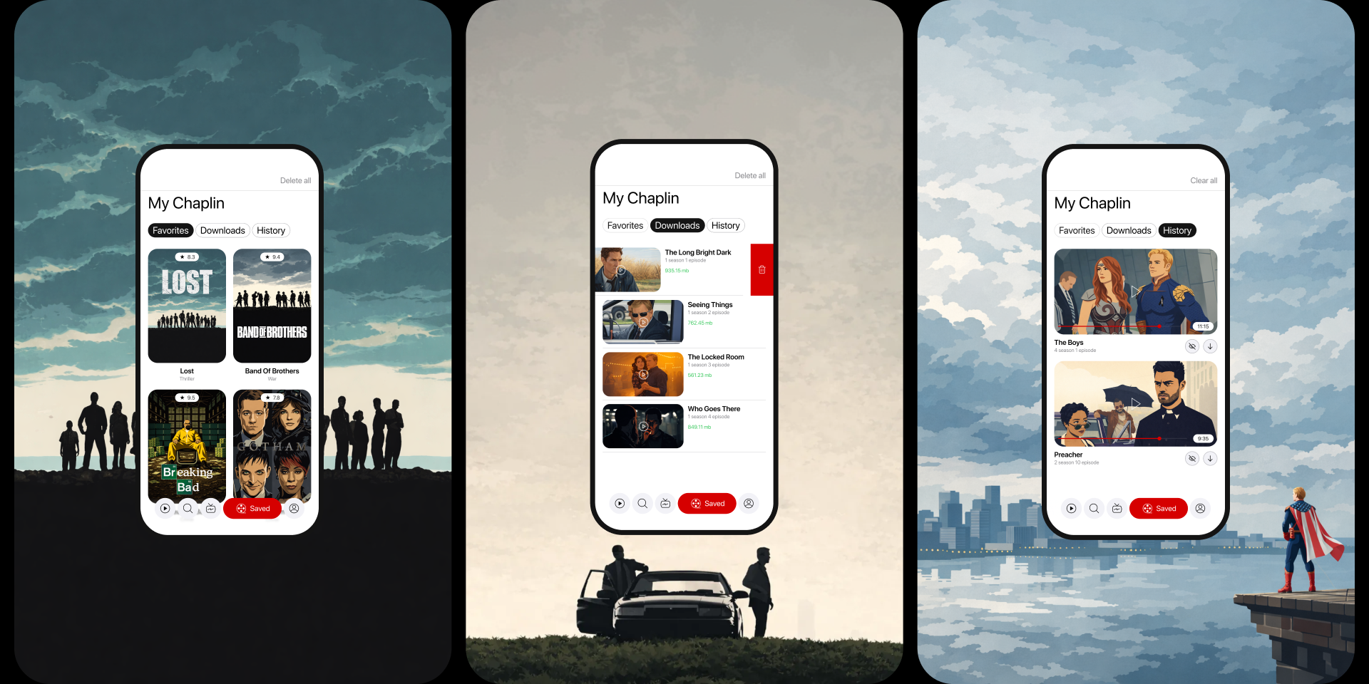 Chaplin — Изображение №7 — Интерфейсы на Dprofile