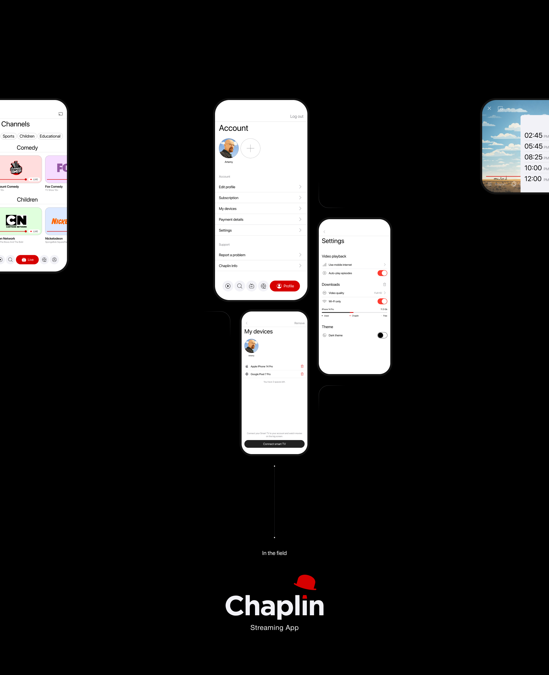 Chaplin — Изображение №8 — Интерфейсы на Dprofile