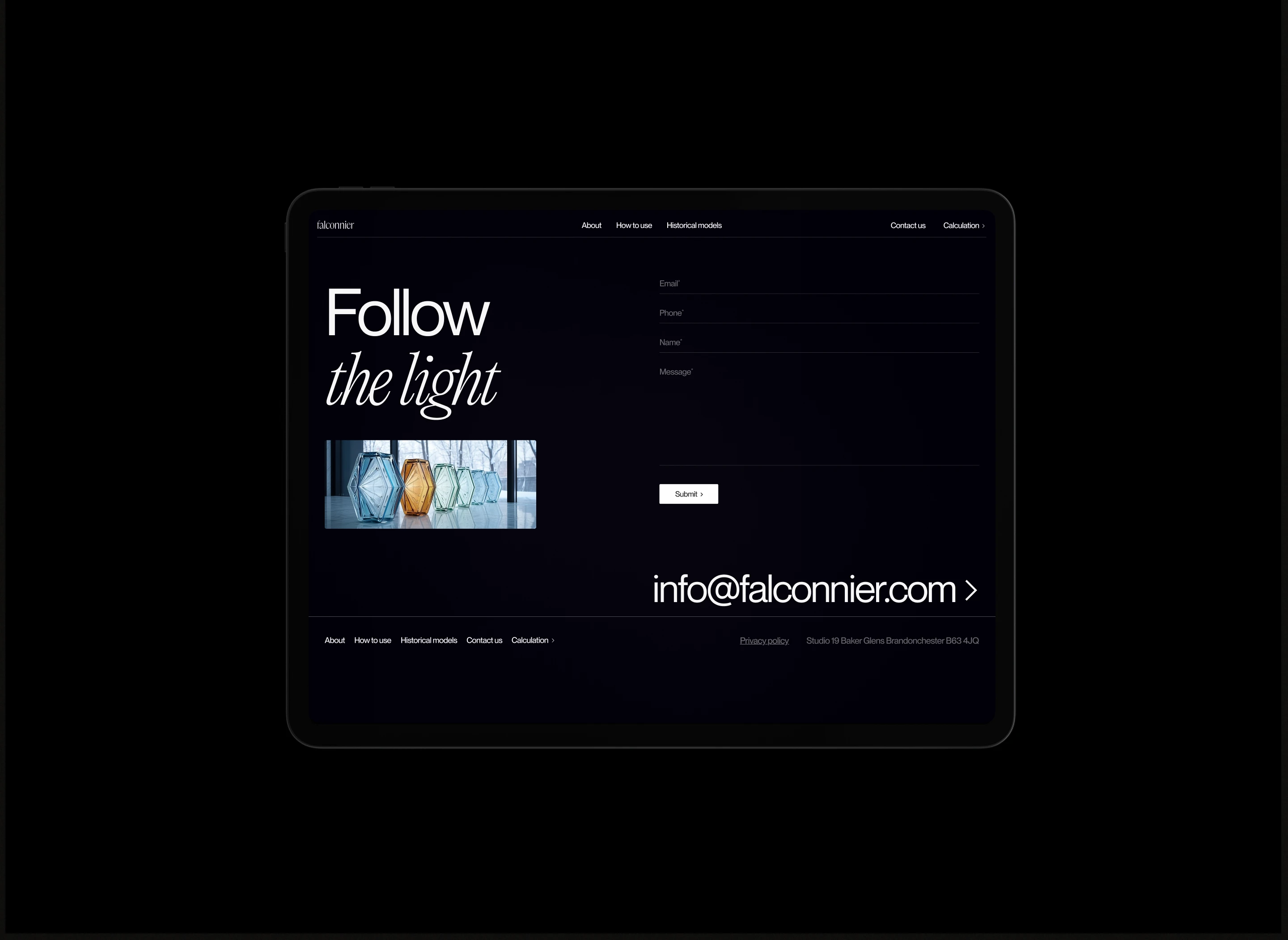 Falconnier — Изображение №9 — Интерфейсы, Брендинг на Dprofile