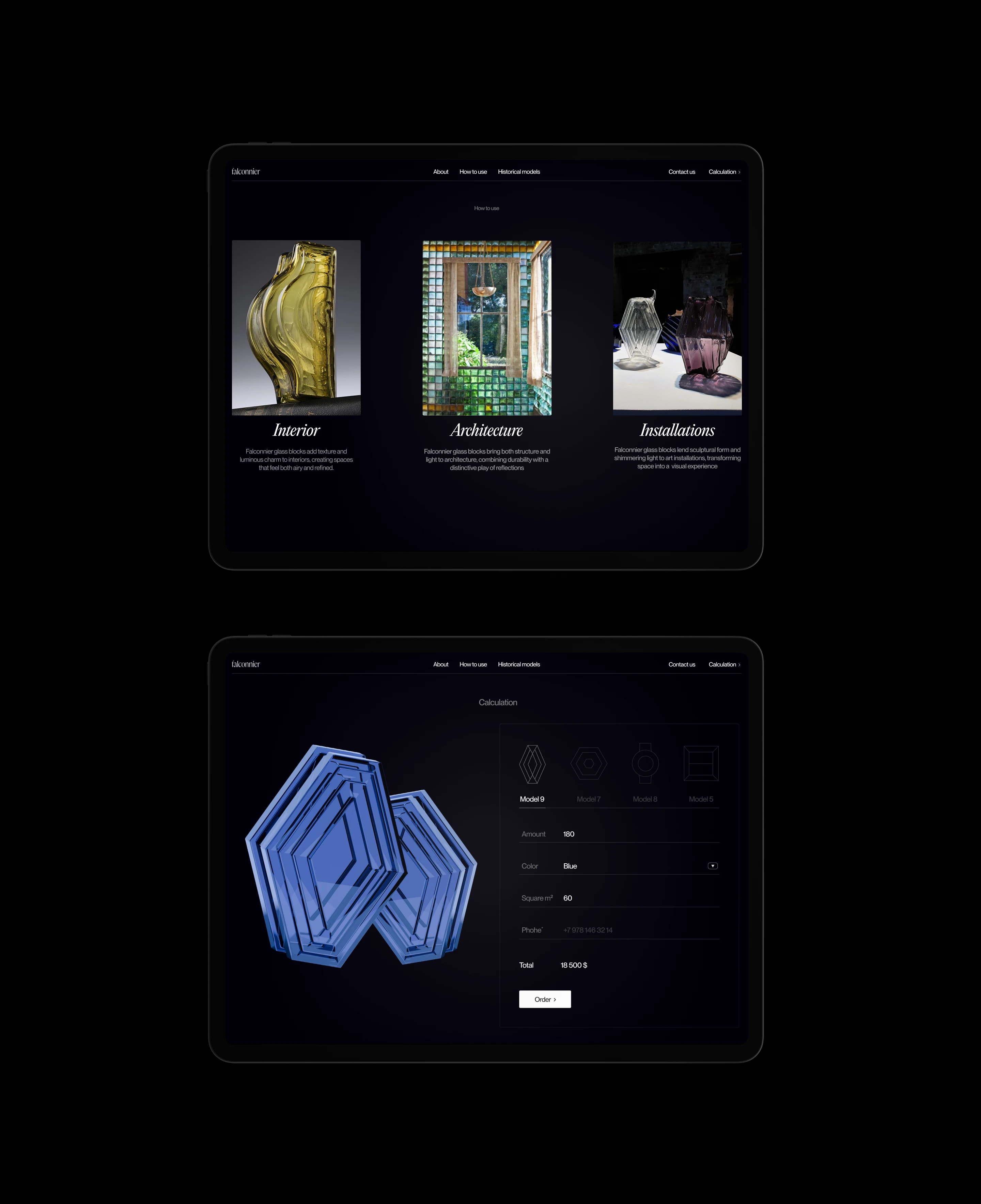 Falconnier — Изображение №7 — Интерфейсы, Брендинг на Dprofile