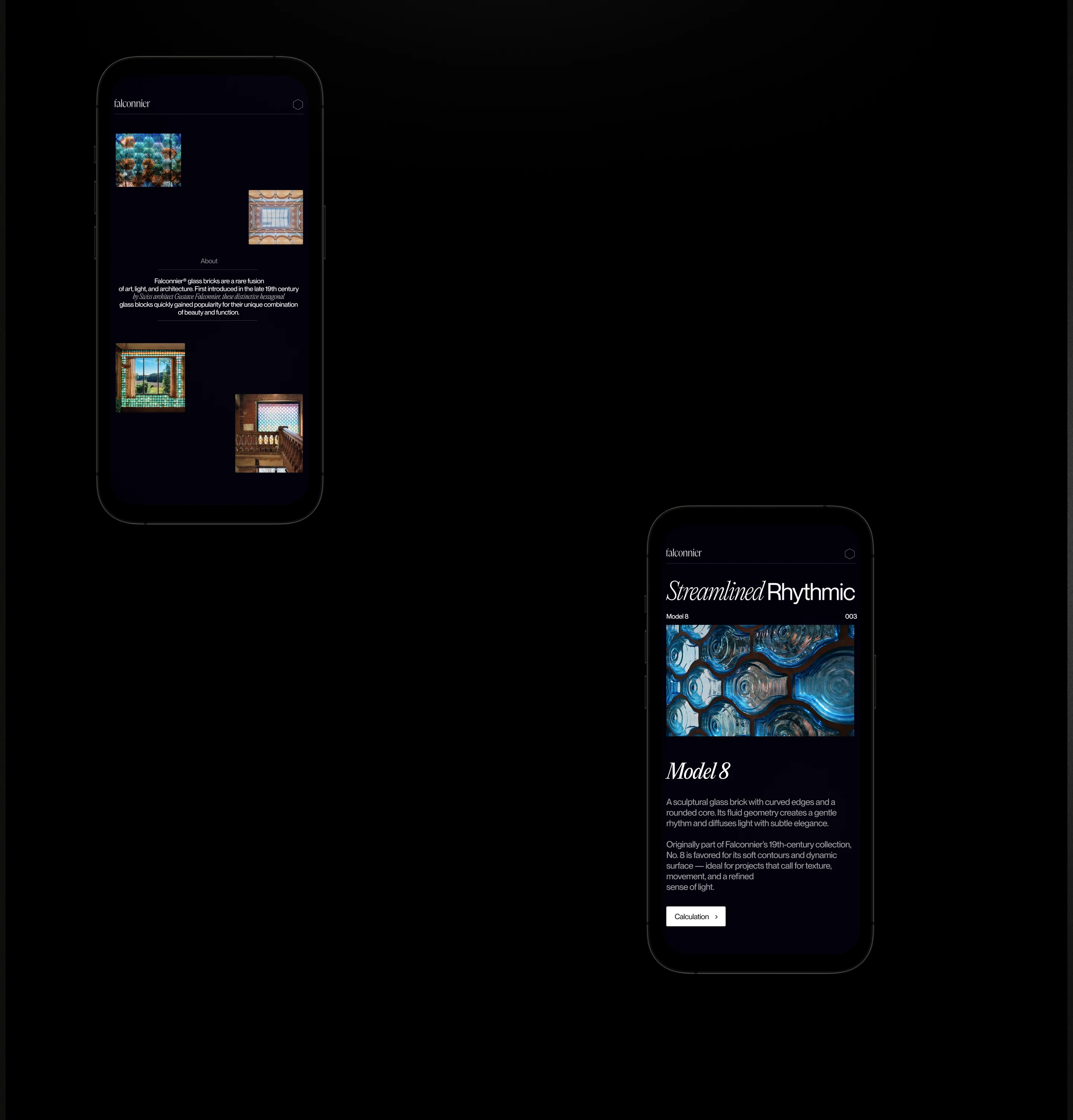 Falconnier — Изображение №3 — Интерфейсы, Брендинг на Dprofile