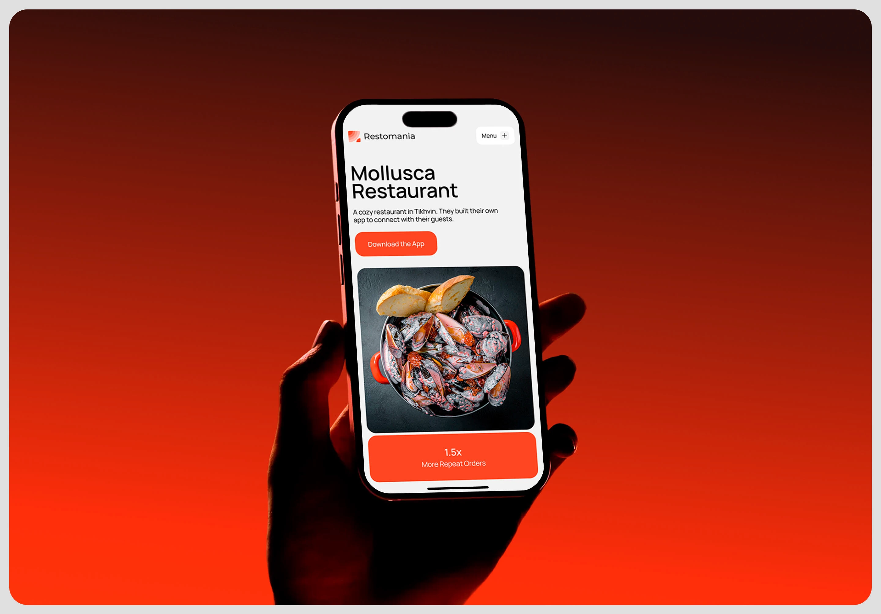 Restomania | Website & Identity — Изображение №7 — Интерфейсы, 3D на Dprofile