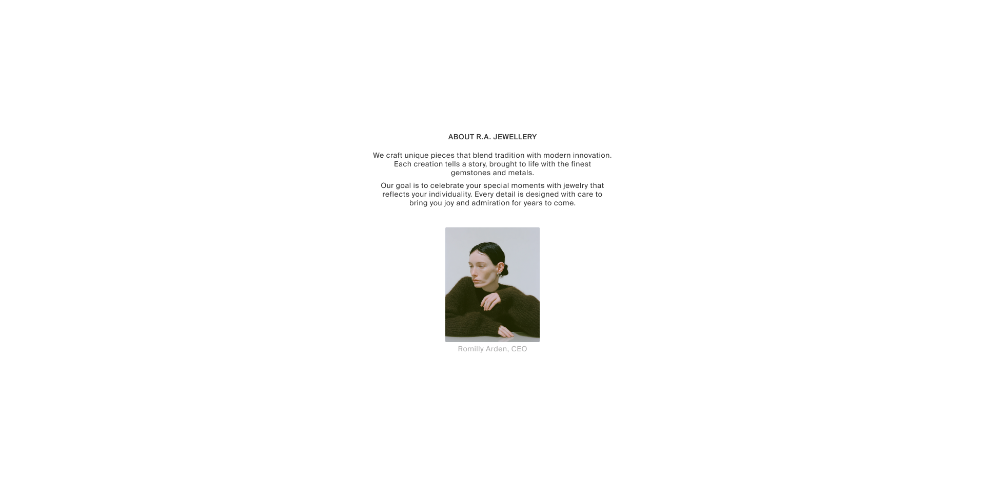 R.A. Jewellery — Изображение №7 — Интерфейсы, Анимация на Dprofile