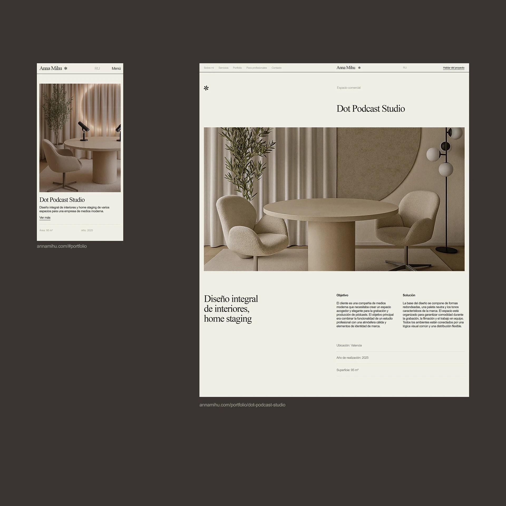ANNA MIHU * Interior Design Studio — Изображение №17 — Интерфейсы, Брендинг на Dprofile