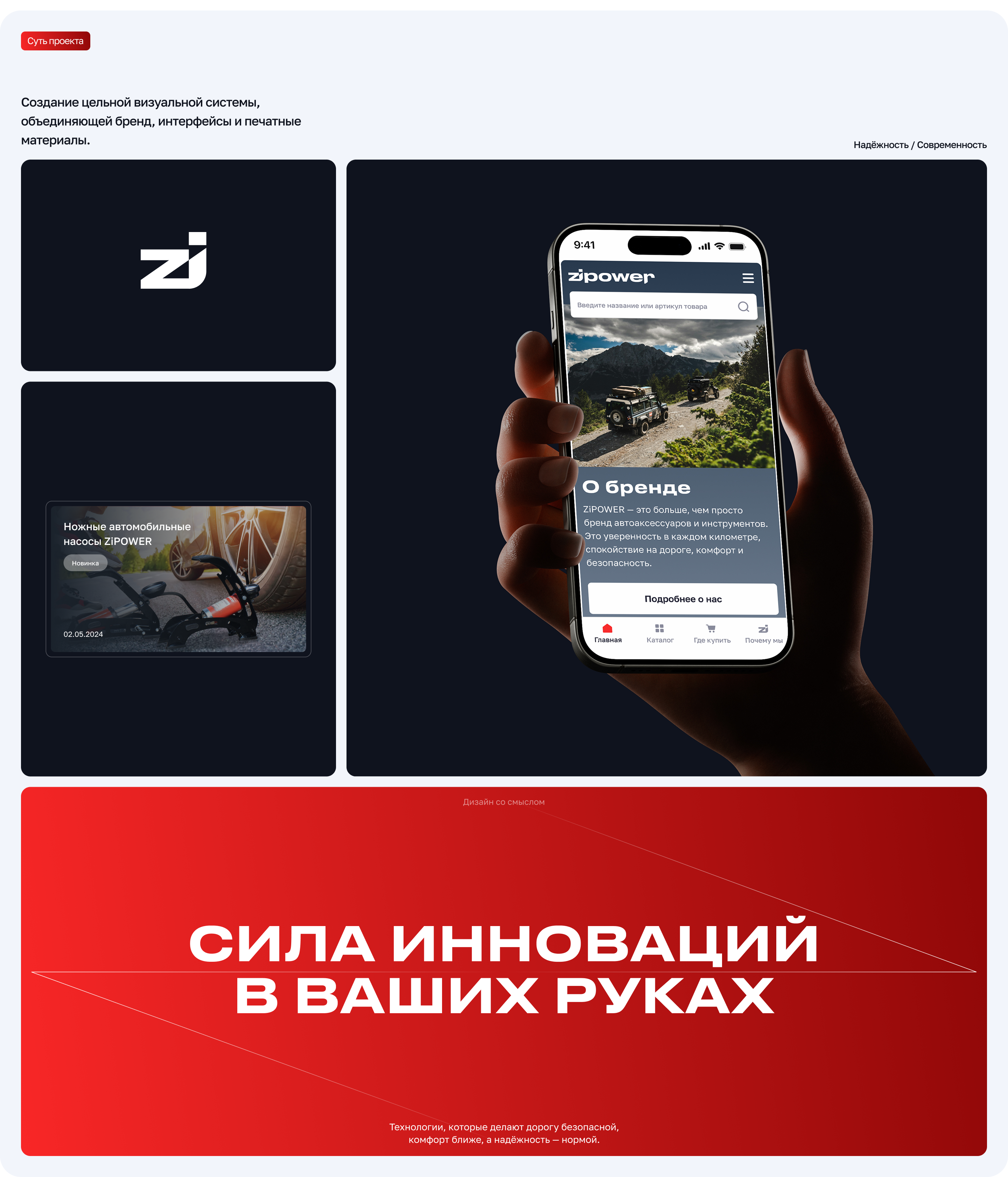 ZiPOWER — Изображение №5 — Интерфейсы, Брендинг на Dprofile