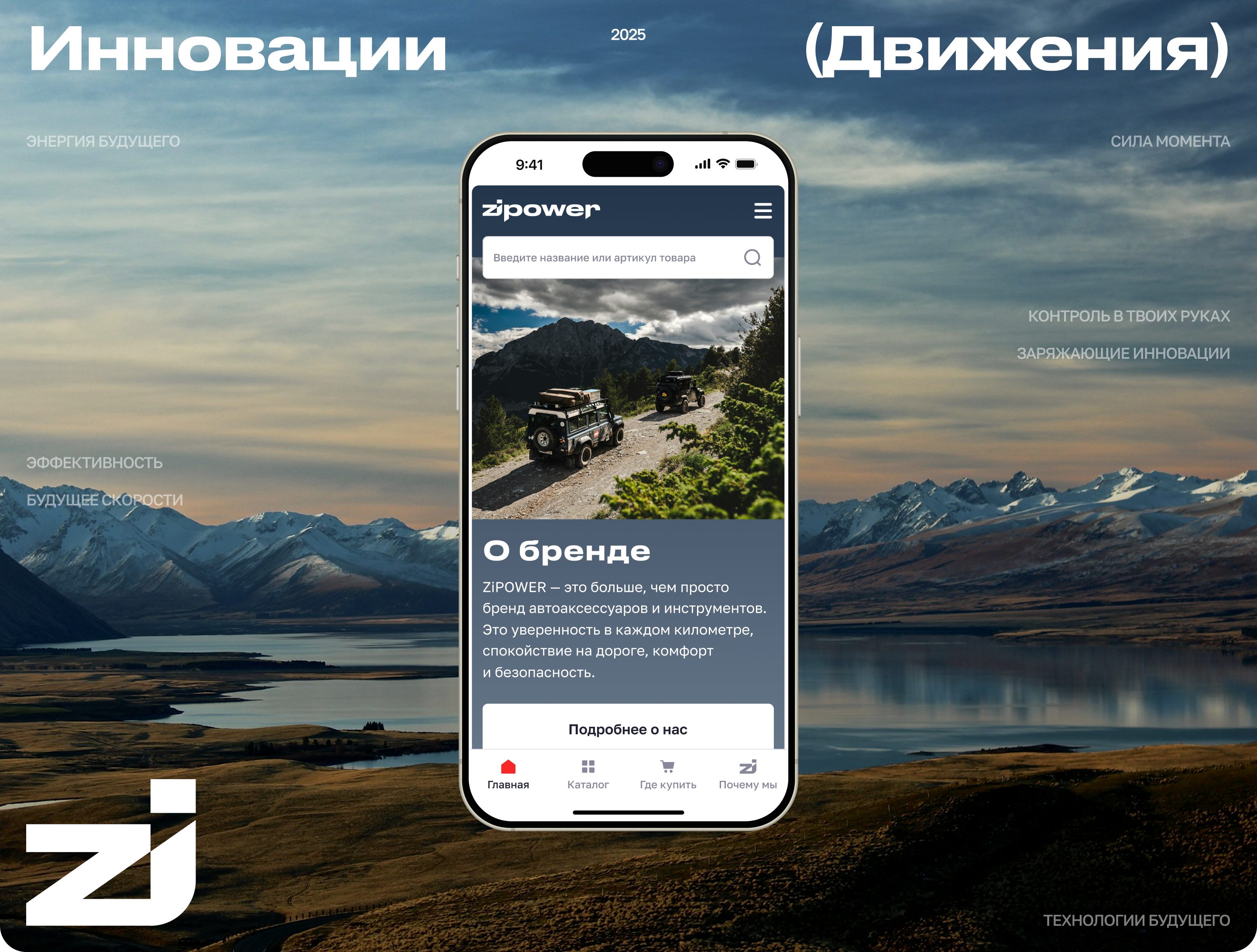 ZiPOWER — Изображение №1 — Интерфейсы, Брендинг на Dprofile
