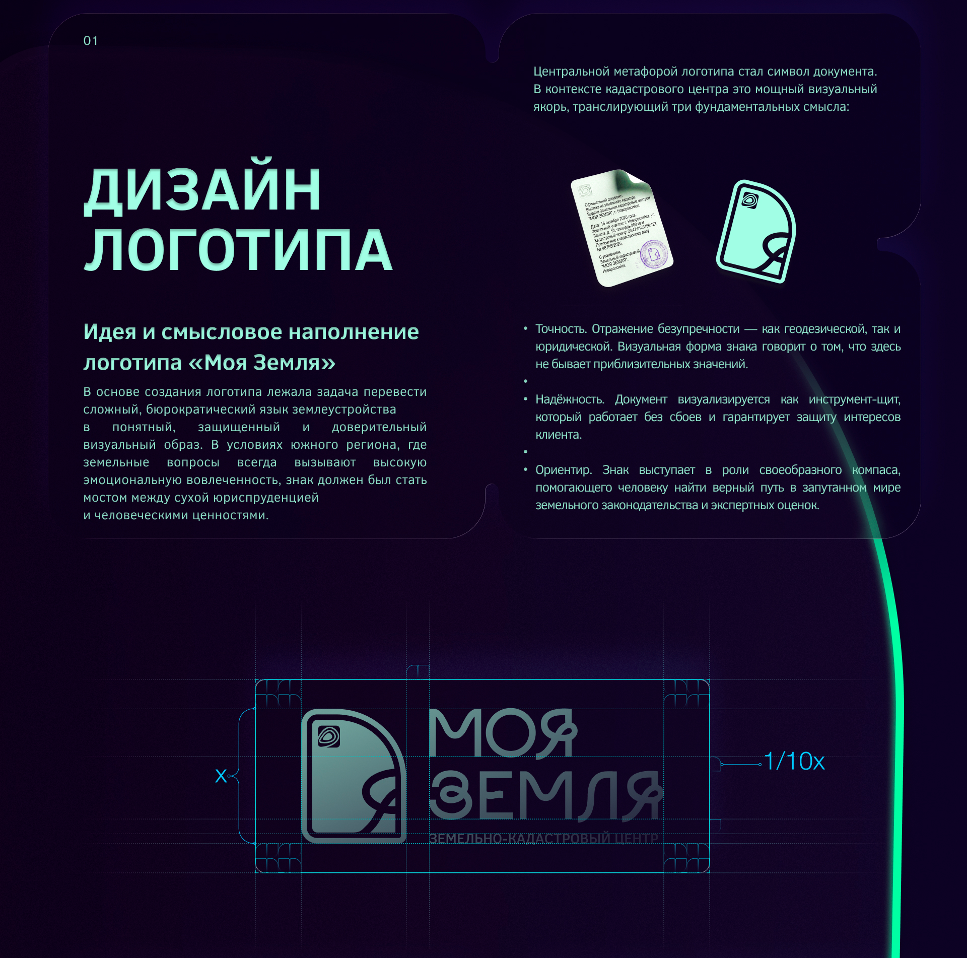 Брендинг «МОЯ ЗЕМЛЯ» Земельный кадастр, Новороссийск — Изображение №3 — Брендинг на Dprofile