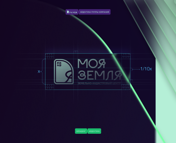 Брендинг «МОЯ ЗЕМЛЯ» Земельный кадастр, Новороссийск на Dprofile