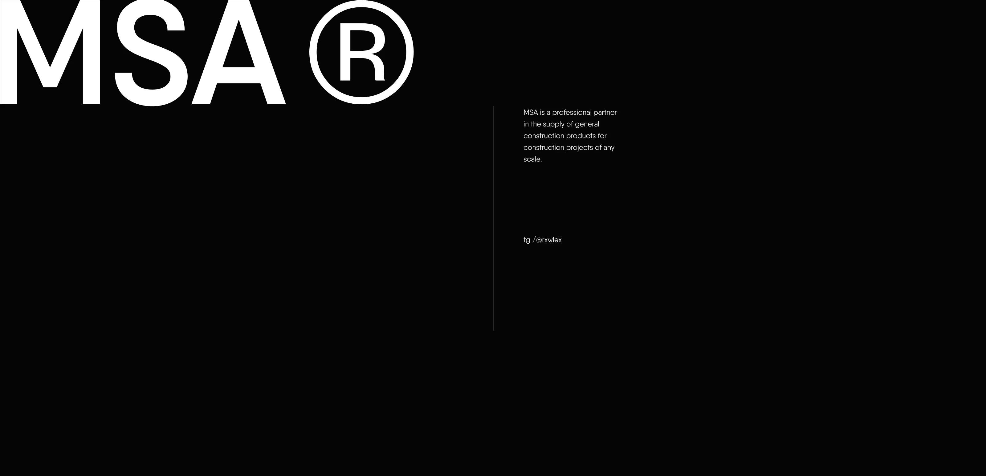 MSA® — Изображение №1 — Интерфейсы на Dprofile