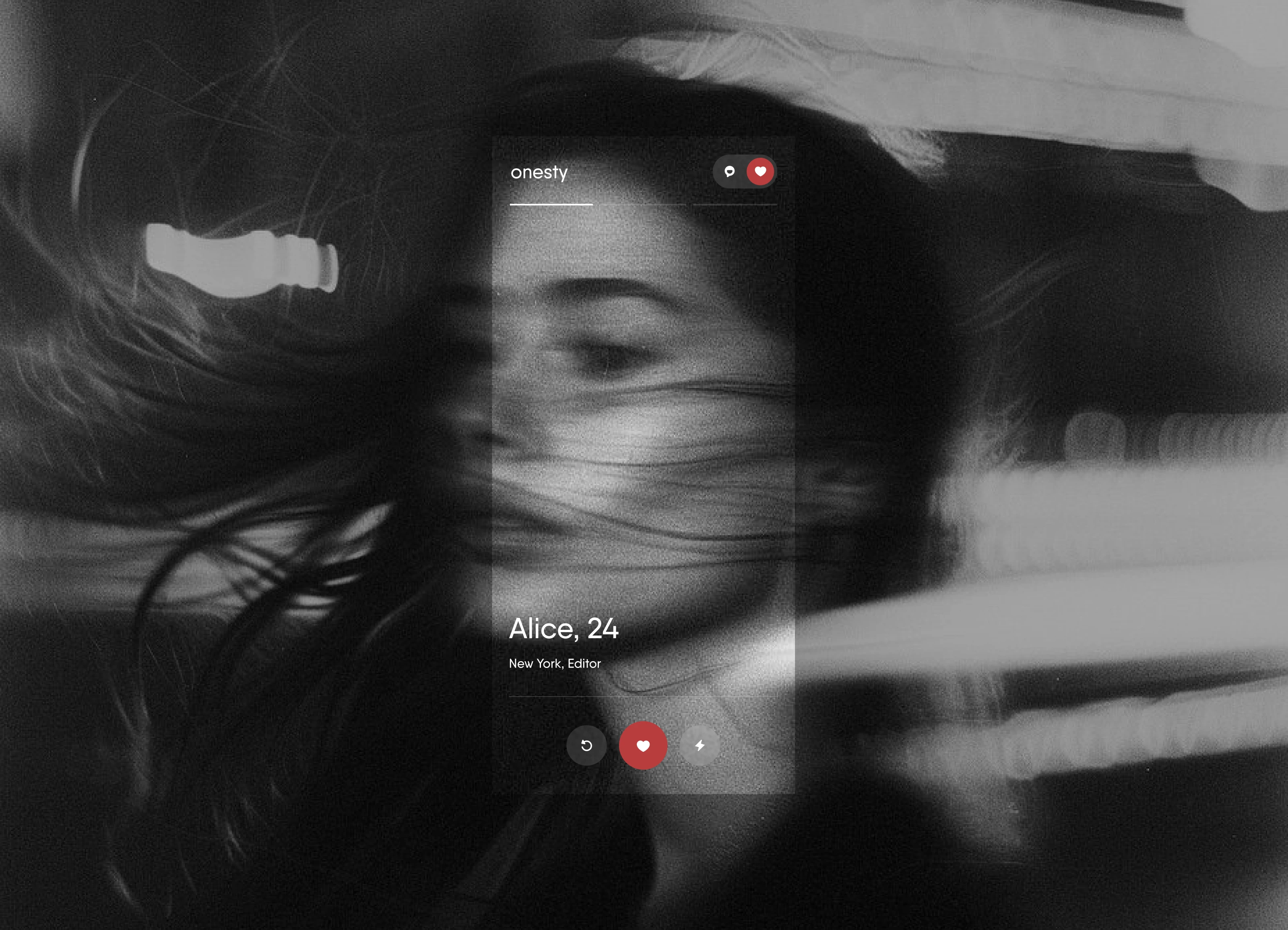 Onesty — Изображение №1 — Интерфейсы на Dprofile