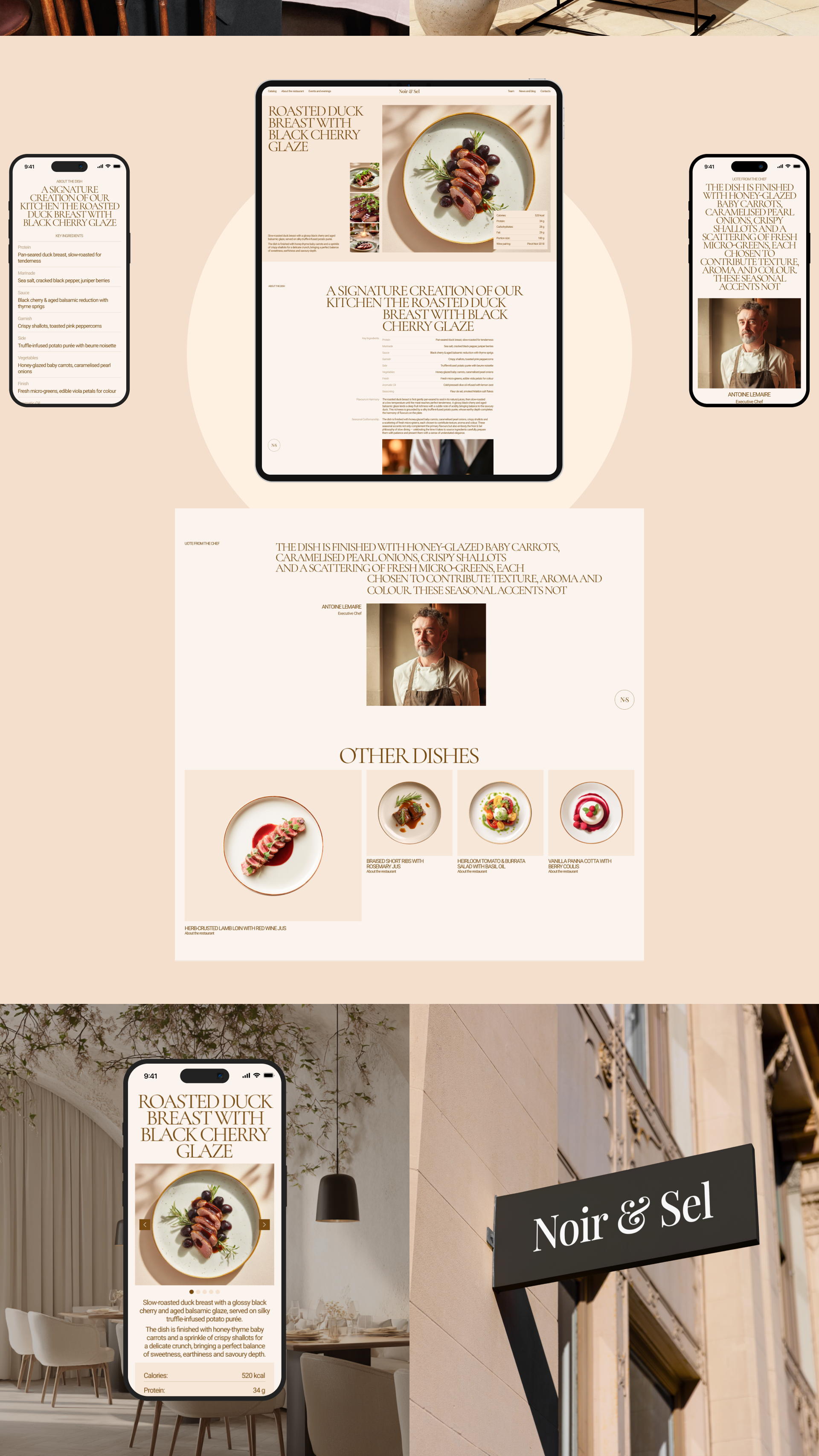 Noir & Sel — корпоративный сайт — Изображение №4 — Интерфейсы на Dprofile