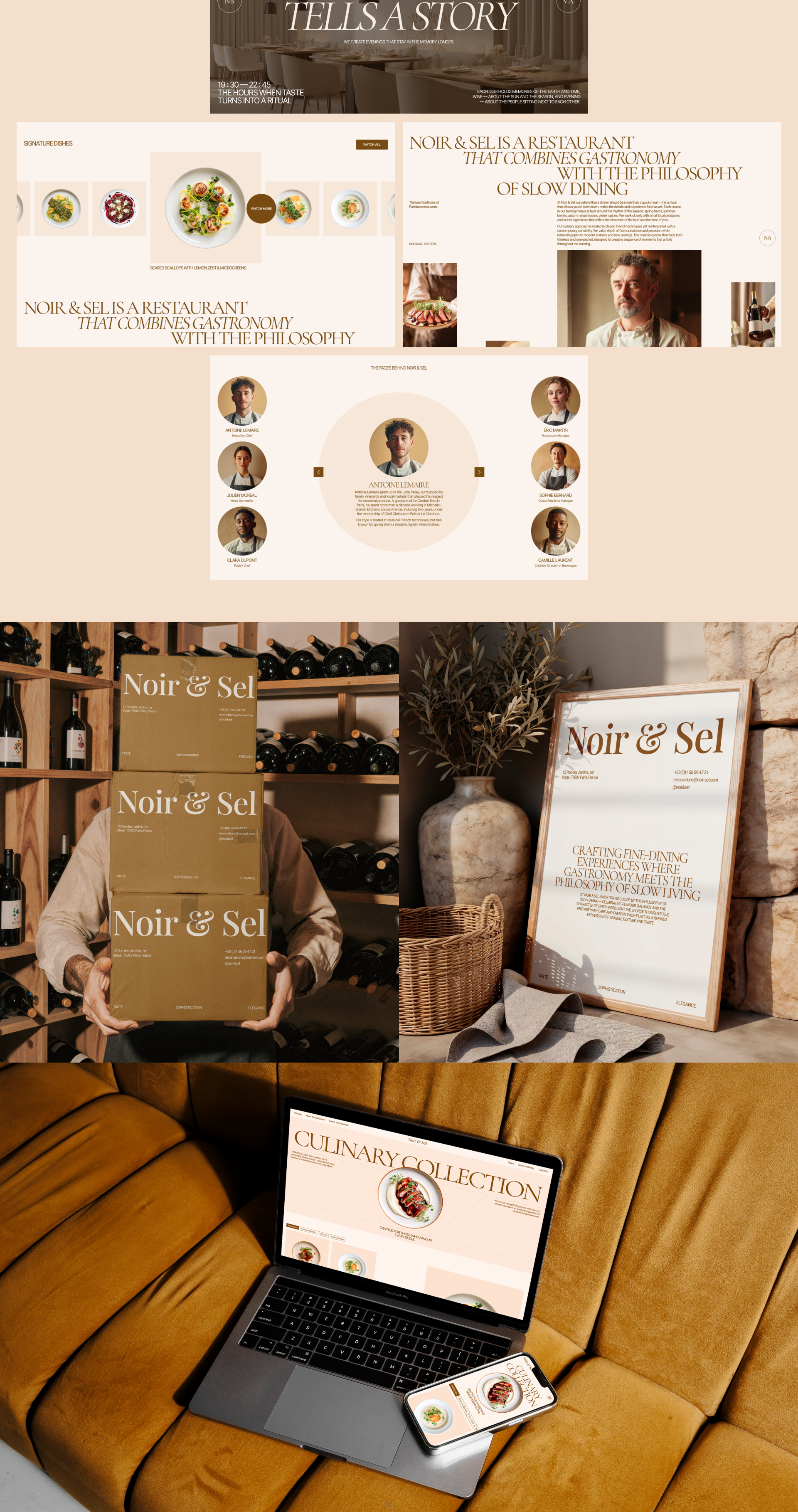 Noir & Sel — корпоративный сайт — Изображение №2 — Интерфейсы на Dprofile