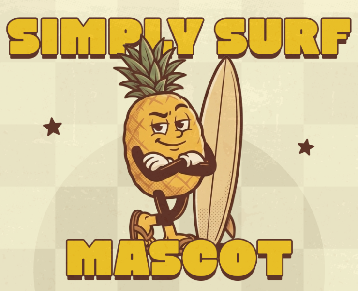 Simply Surf — Mascot Design & Brand Identity — Брендинг, Нейро на Dprofile