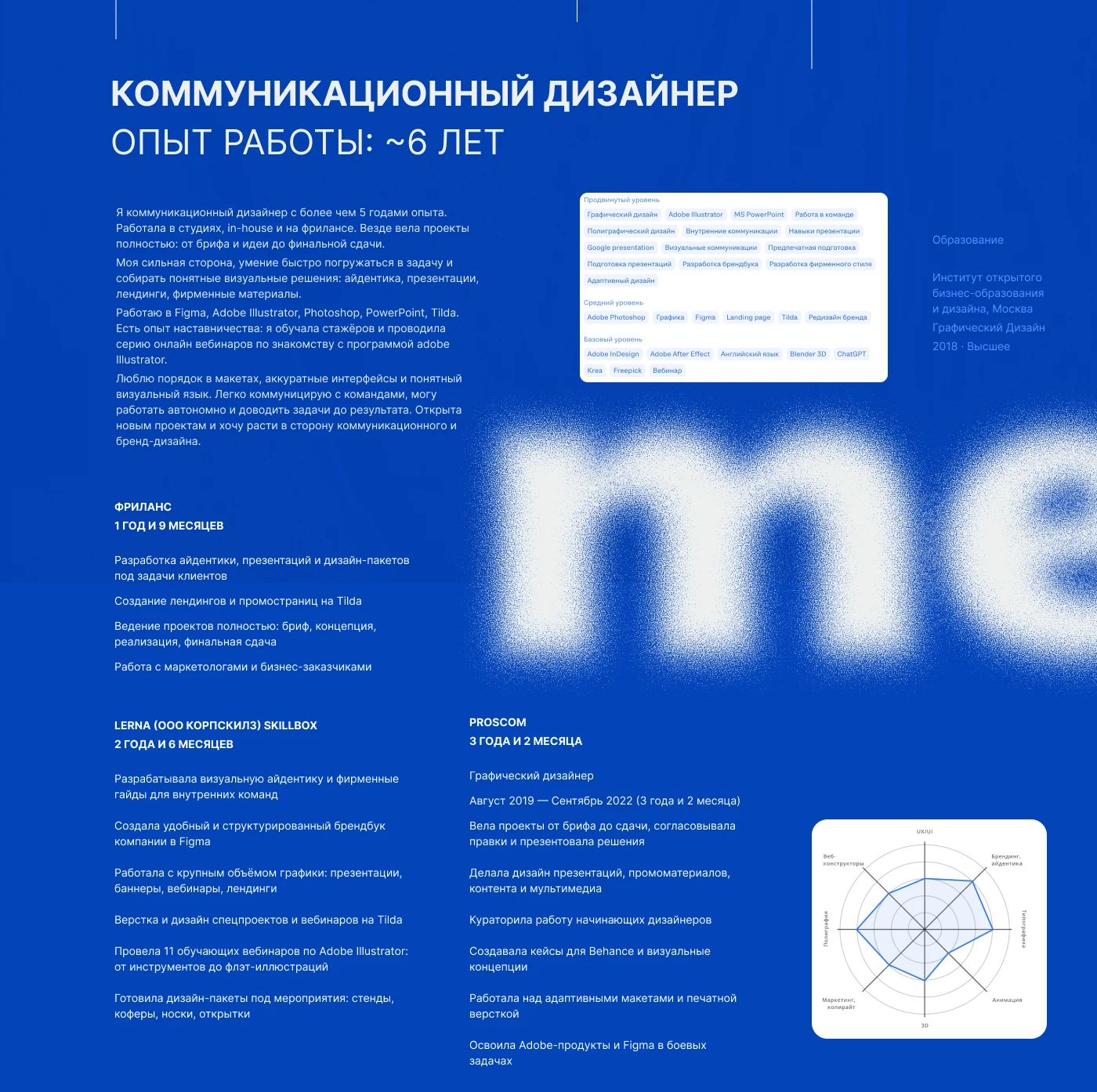 Portfolio 2025 — Изображение №2 — Брендинг, Графика на Dprofile