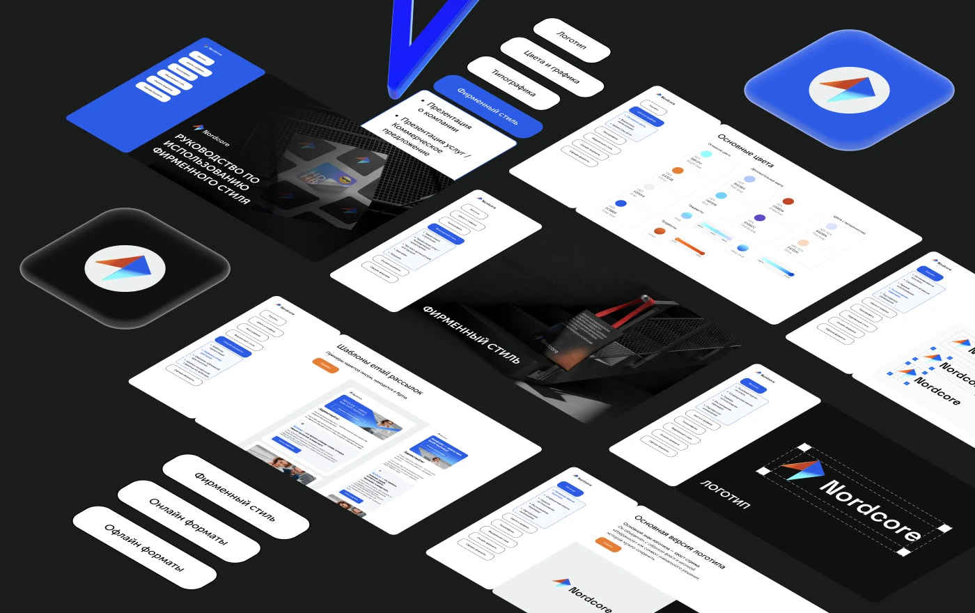 visual identity | Nordcore — Изображение №9 — Брендинг, Графика на Dprofile