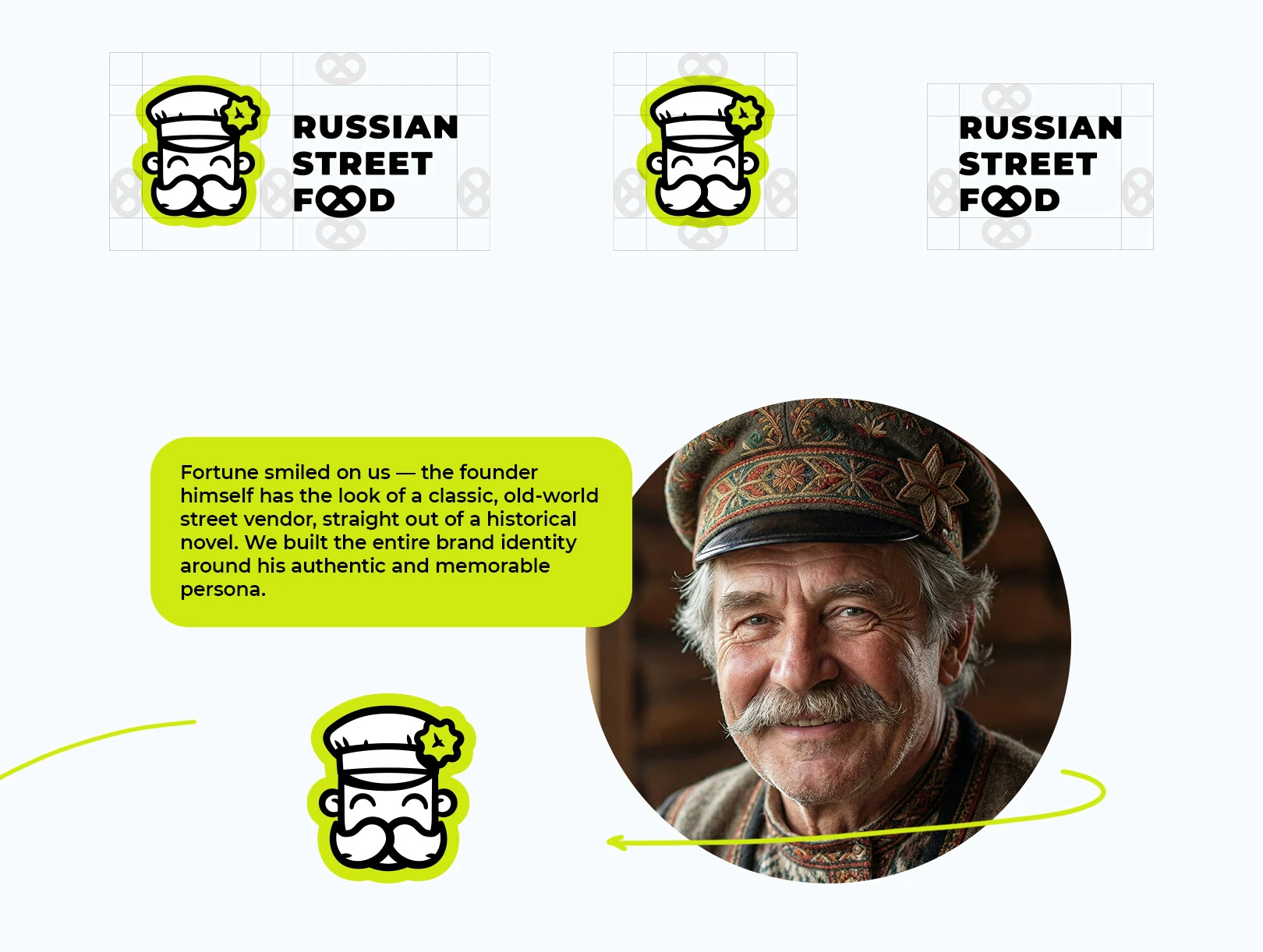 Russian Street Food — Фирменный стиль — Изображение №2 — Брендинг на Dprofile