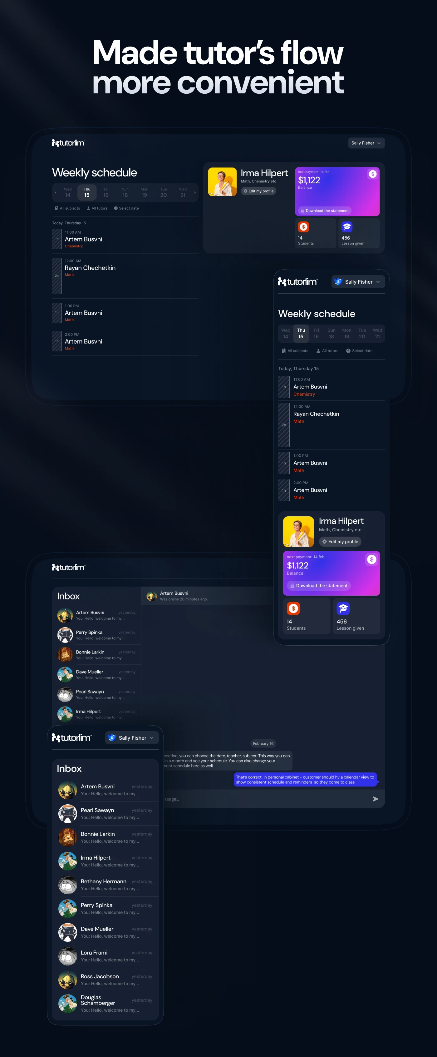 Интерфейс LMS — Tutorlim — Изображение №10 — Интерфейсы на Dprofile