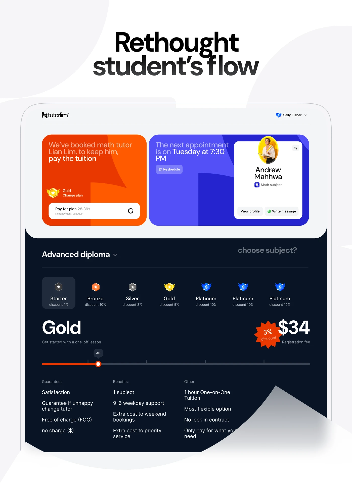 Интерфейс LMS — Tutorlim — Изображение №5 — Интерфейсы на Dprofile